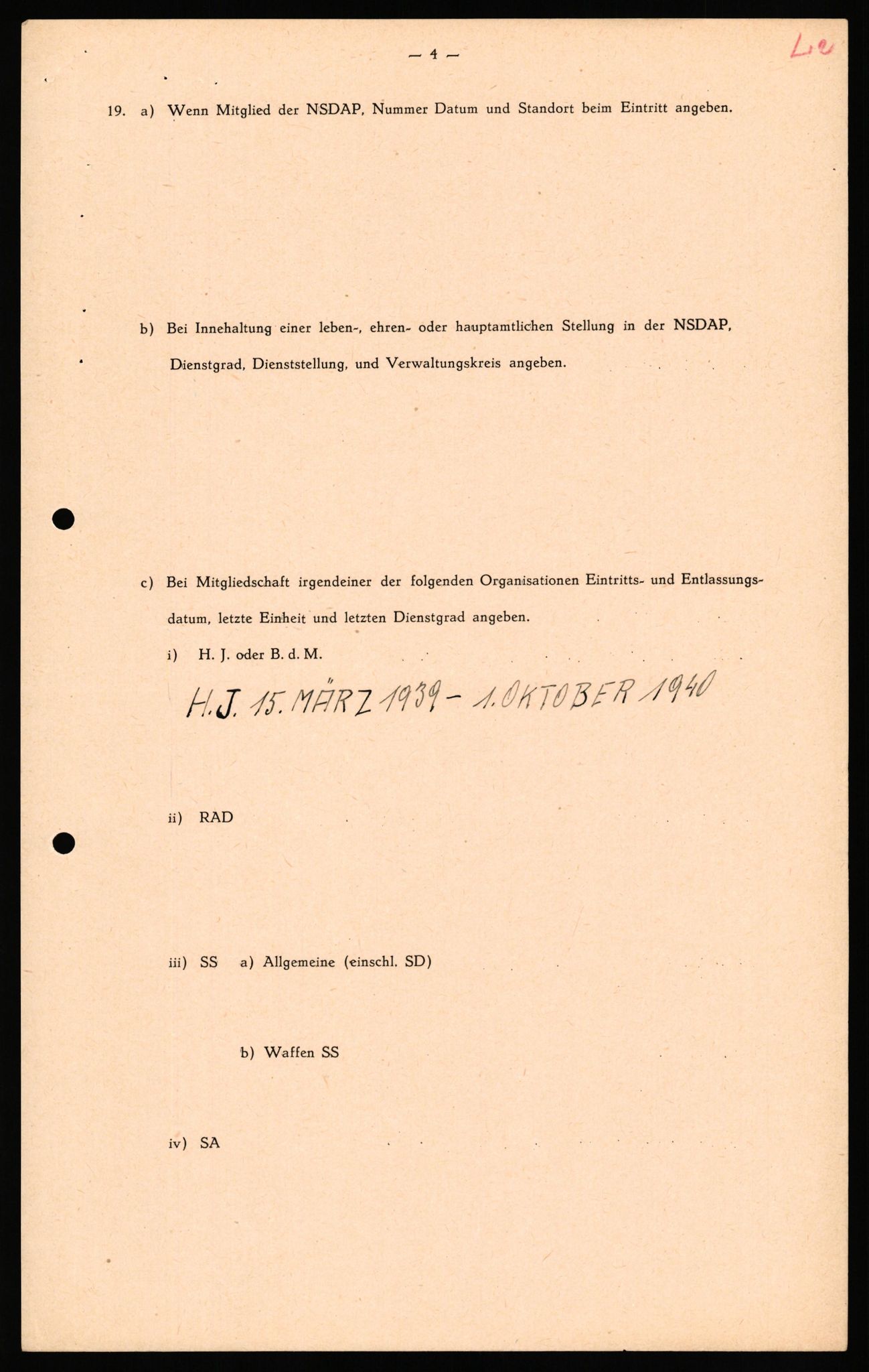 Forsvaret, Forsvarets overkommando II, AV/RA-RAFA-3915/D/Db/L0039: CI Questionaires. Tyske okkupasjonsstyrker i Norge. Østerrikere., 1945-1946, p. 245
