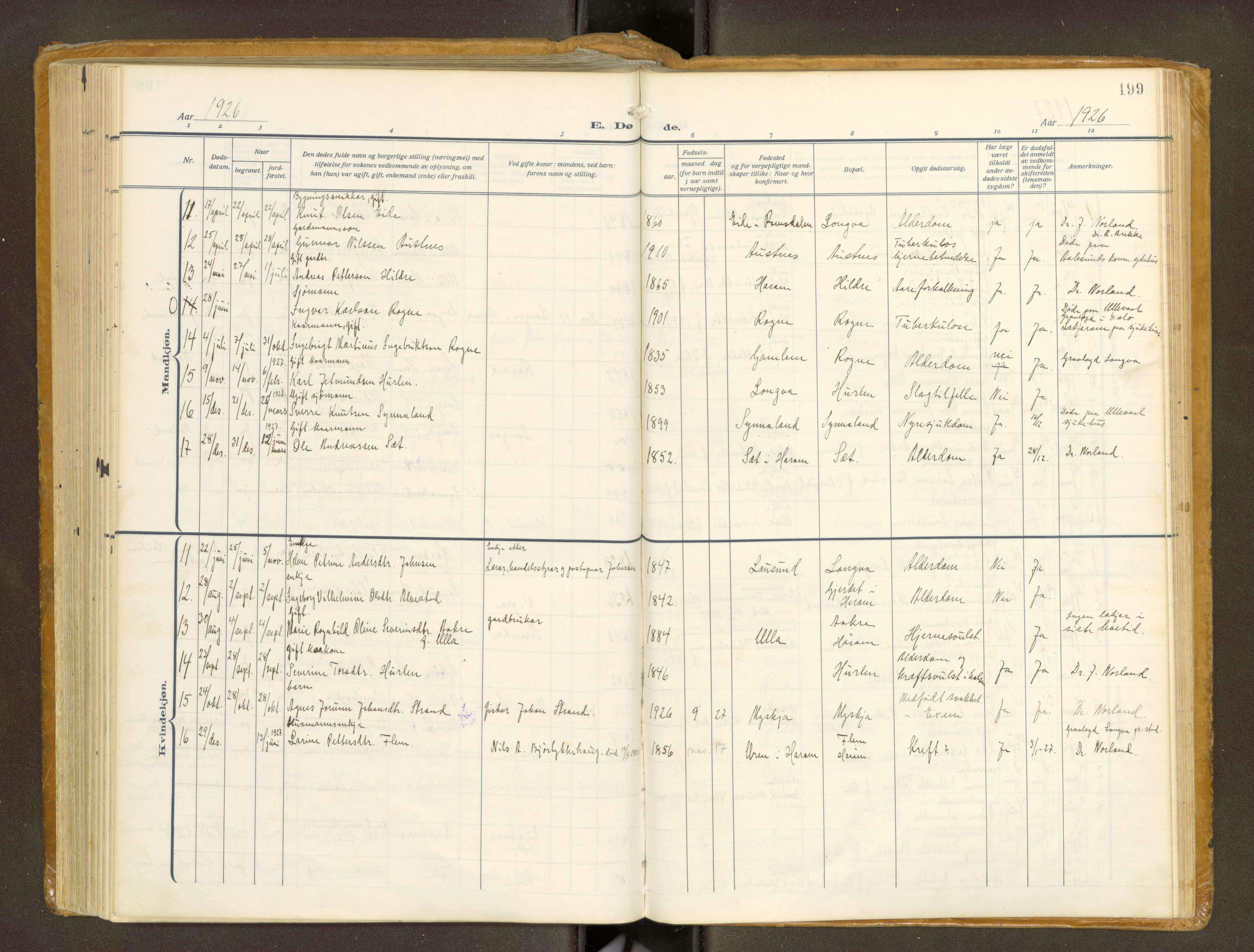 Ministerialprotokoller, klokkerbøker og fødselsregistre - Møre og Romsdal, AV/SAT-A-1454/536/L0518: Parish register (official) no. 536A--, 1914-1931, p. 199