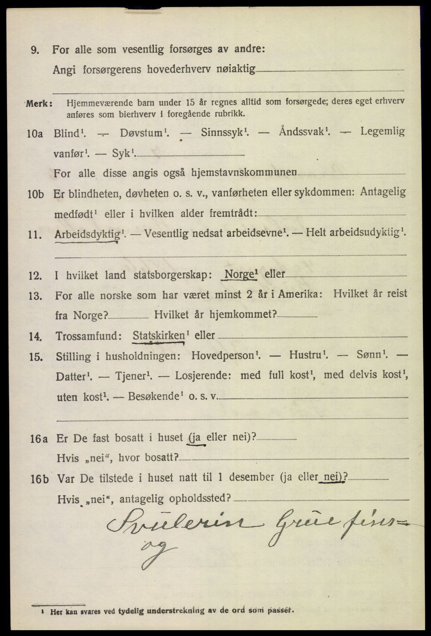SAH, 1920 census for Brandval, 1920, p. 5437