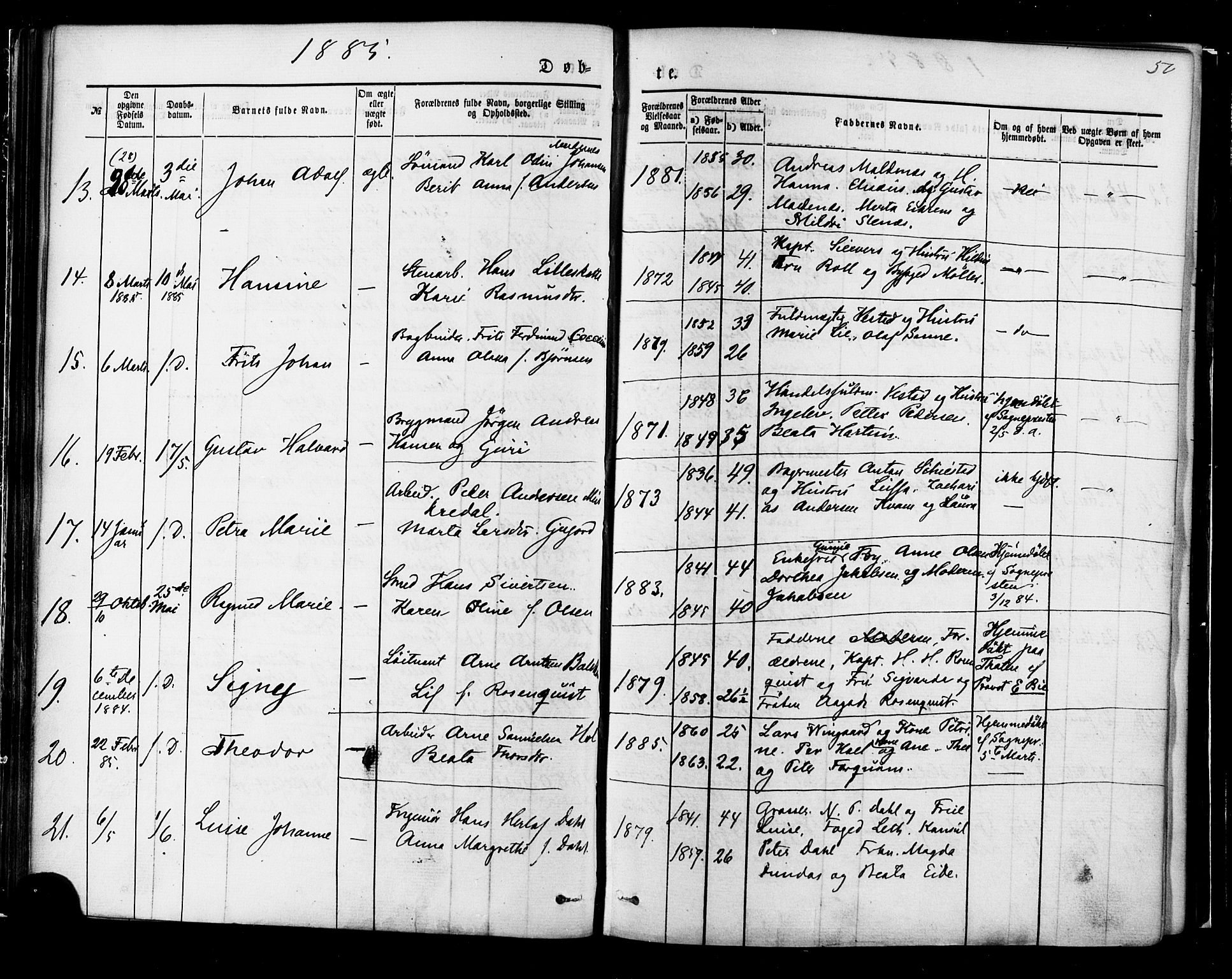 Ministerialprotokoller, klokkerbøker og fødselsregistre - Møre og Romsdal, AV/SAT-A-1454/558/L0691: Parish register (official) no. 558A05, 1873-1886, p. 50