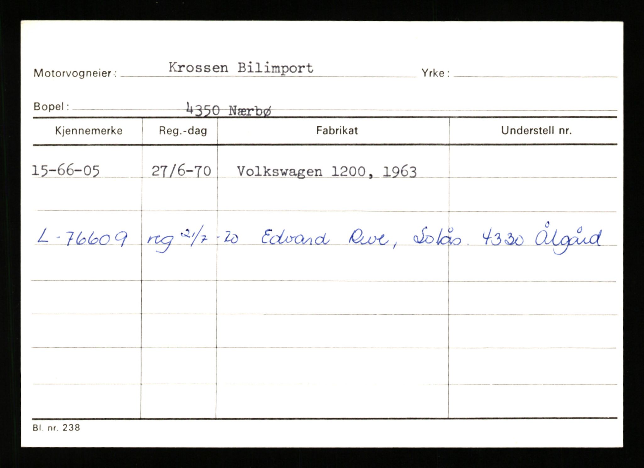 Stavanger trafikkstasjon, AV/SAST-A-101942/0/G/L0010: Registreringsnummer: 130000 - 239953, 1930-1971, p. 903