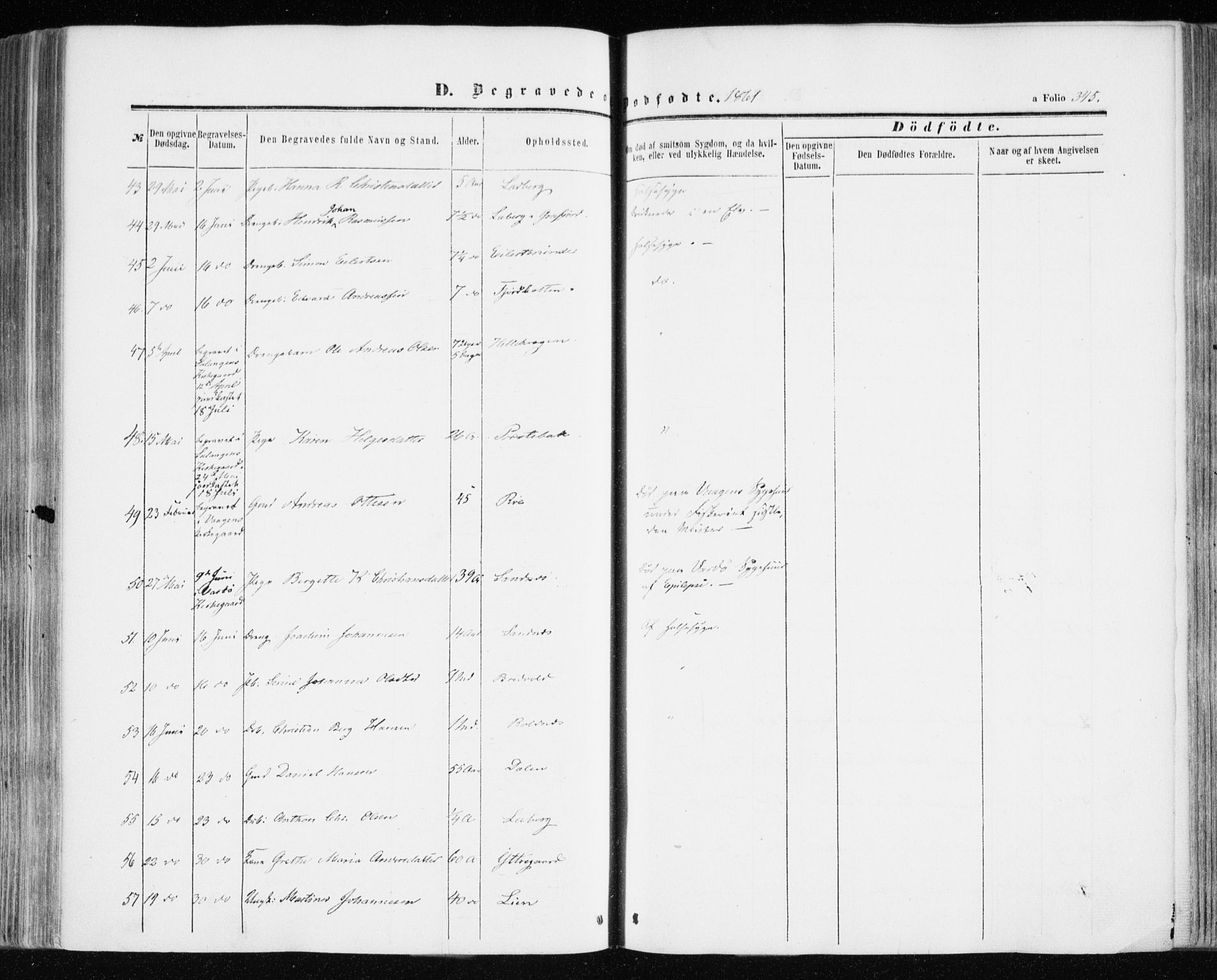 Ibestad sokneprestembete, AV/SATØ-S-0077/H/Ha/Haa/L0009kirke: Parish register (official) no. 9, 1859-1868, p. 345