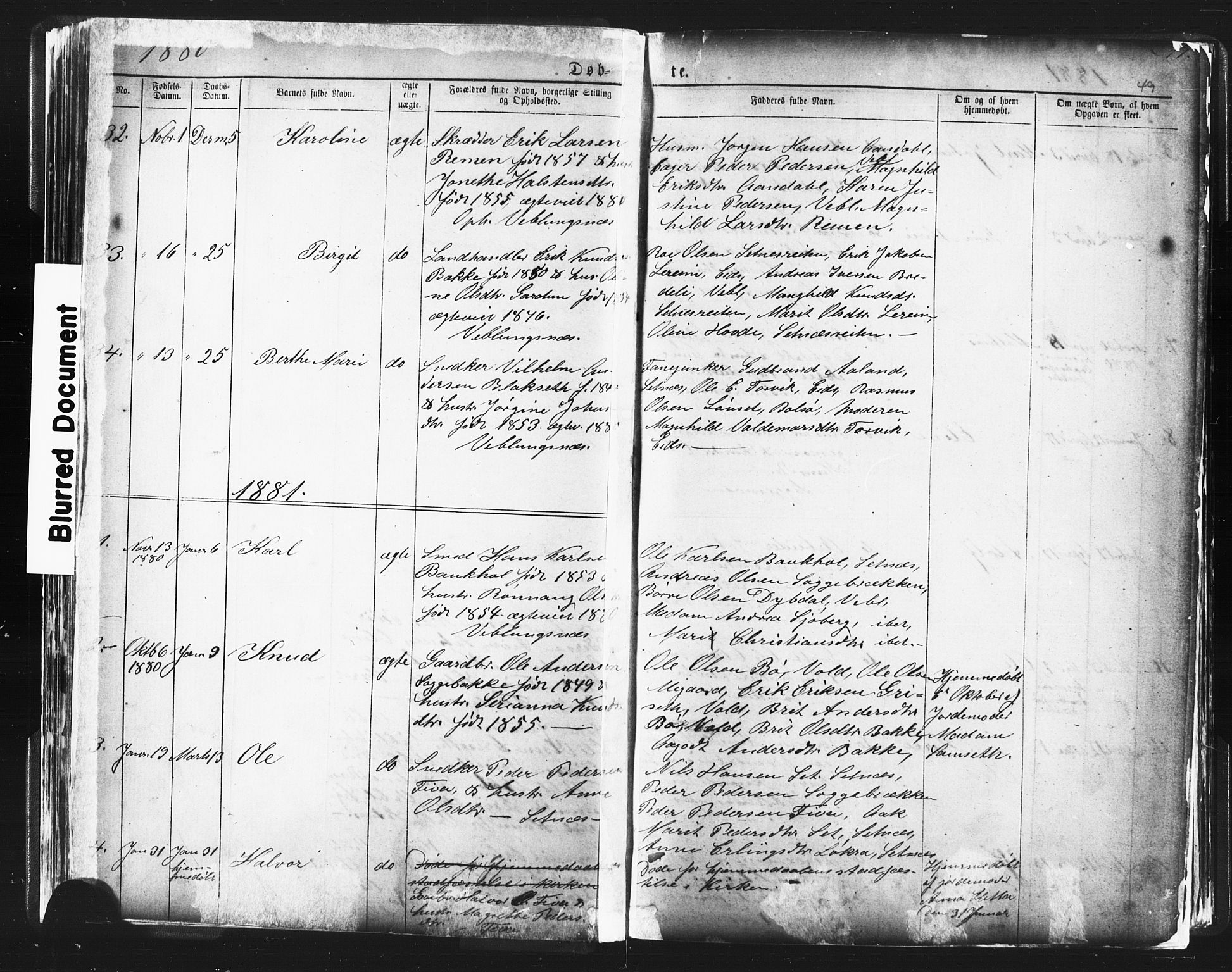 Ministerialprotokoller, klokkerbøker og fødselsregistre - Møre og Romsdal, SAT/A-1454/544/L0580: Parish register (copy) no. 544C02, 1867-1909, p. 49