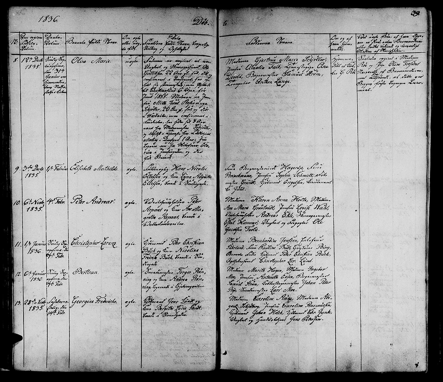 Ministerialprotokoller, klokkerbøker og fødselsregistre - Sør-Trøndelag, SAT/A-1456/602/L0136: Parish register (copy) no. 602C04, 1833-1845, p. 39