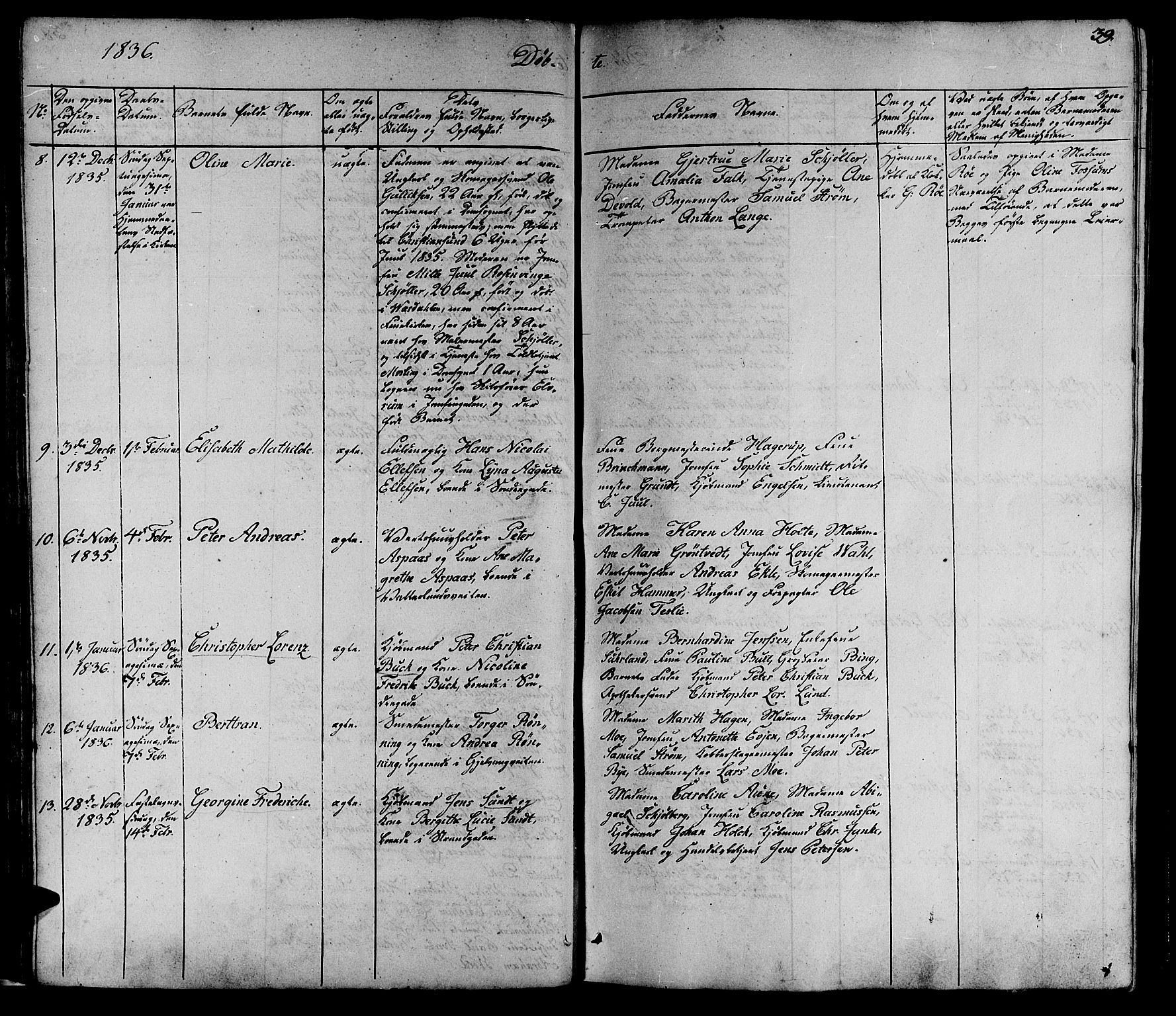 Ministerialprotokoller, klokkerbøker og fødselsregistre - Sør-Trøndelag, AV/SAT-A-1456/602/L0136: Parish register (copy) no. 602C04, 1833-1845, p. 39