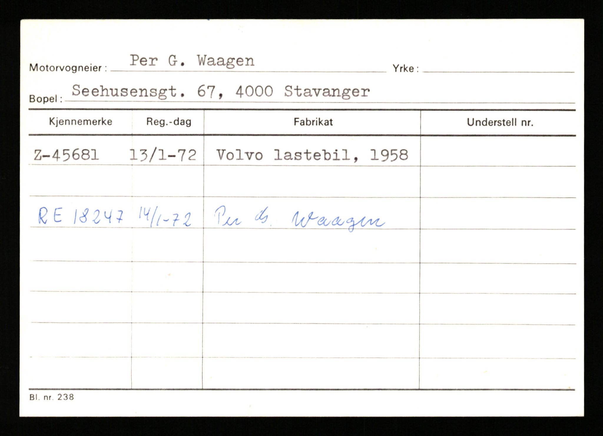 Stavanger trafikkstasjon, SAST/A-101942/0/G/L0006: Registreringsnummer: 34250 - 49007, 1930-1971, p. 2892