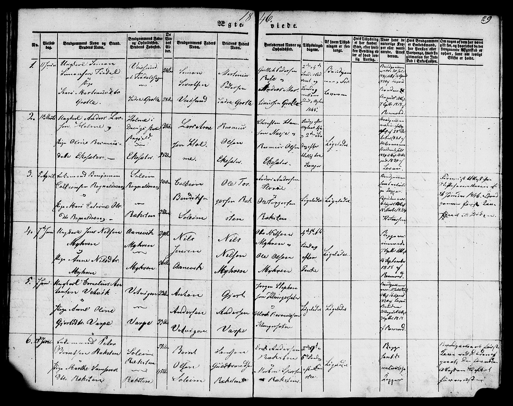 Kinn sokneprestembete, SAB/A-80801/H/Haa/Haaa/L0009: Parish register (official) no. A 9, 1841-1852, p. 29