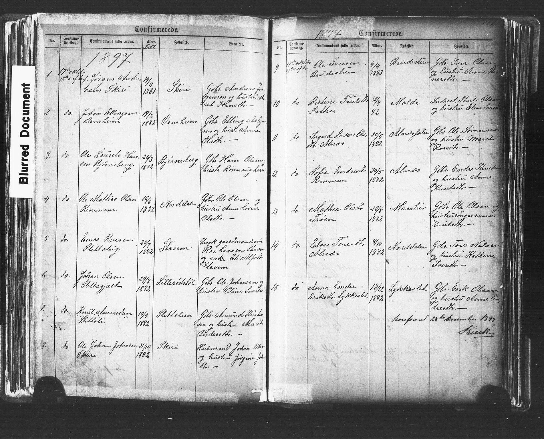 Ministerialprotokoller, klokkerbøker og fødselsregistre - Møre og Romsdal, AV/SAT-A-1454/546/L0596: Parish register (copy) no. 546C02, 1867-1921, p. 162