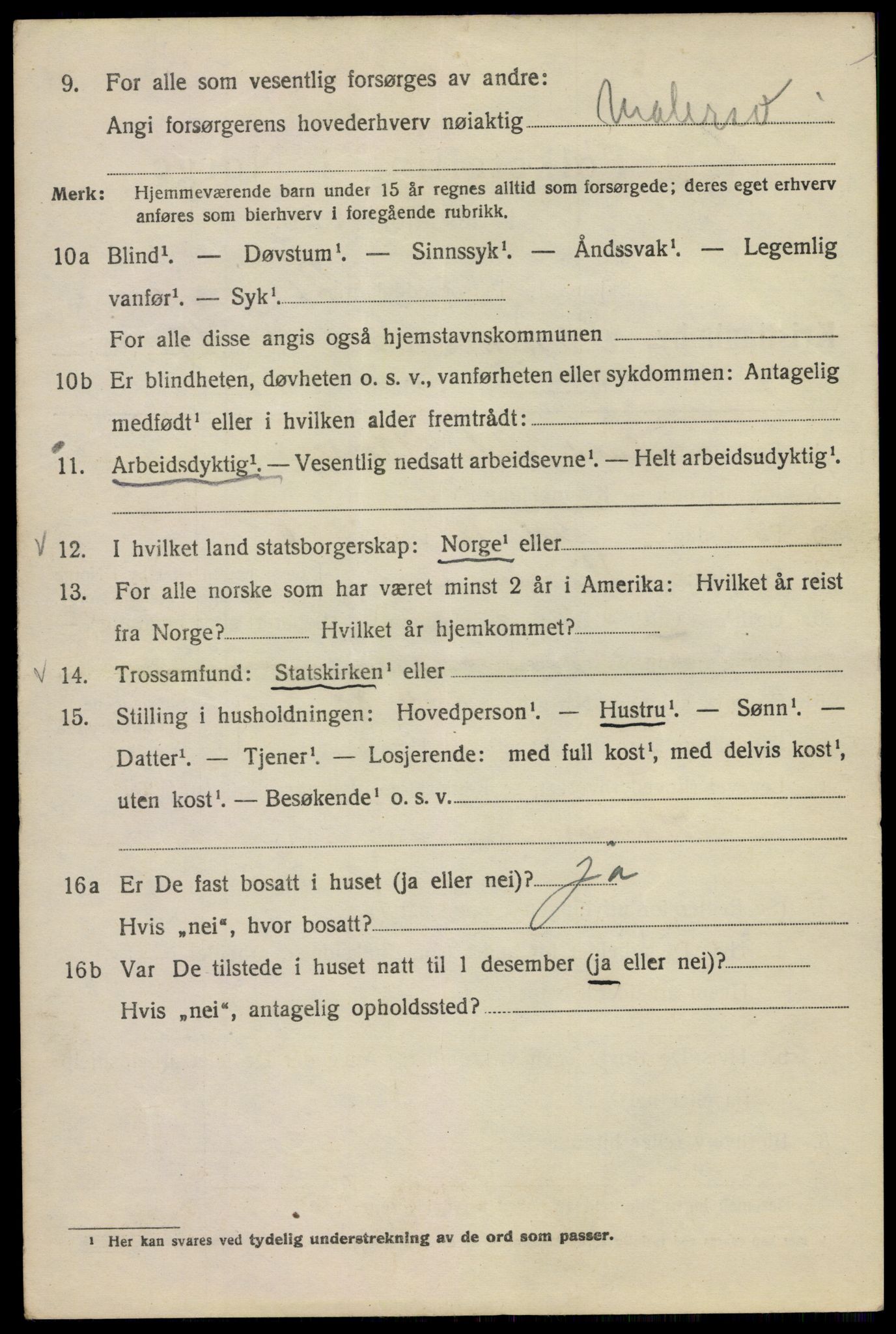 SAO, 1920 census for Kristiania, 1920, p. 528202