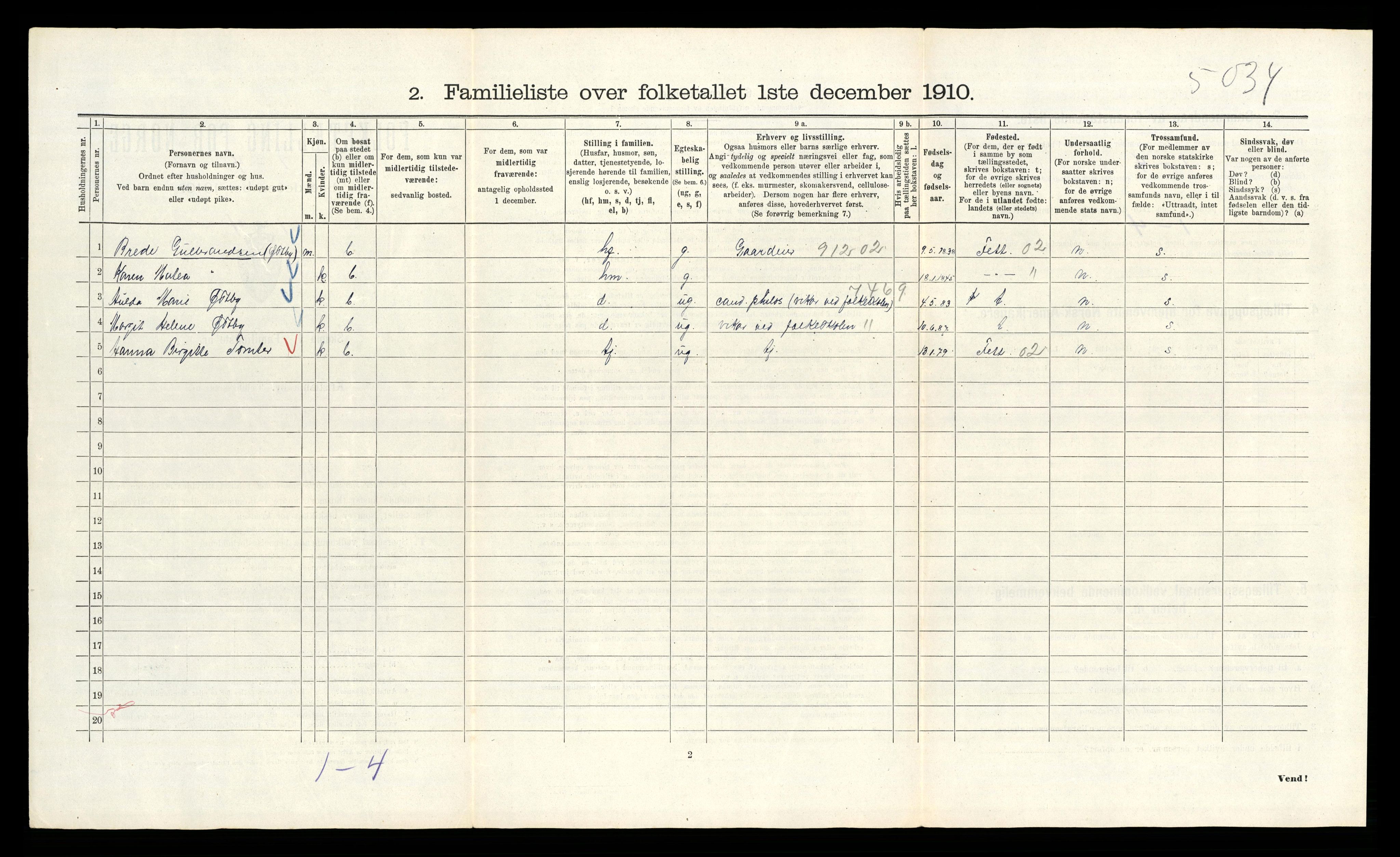 RA, 1910 census for Kristiania, 1910, p. 28764