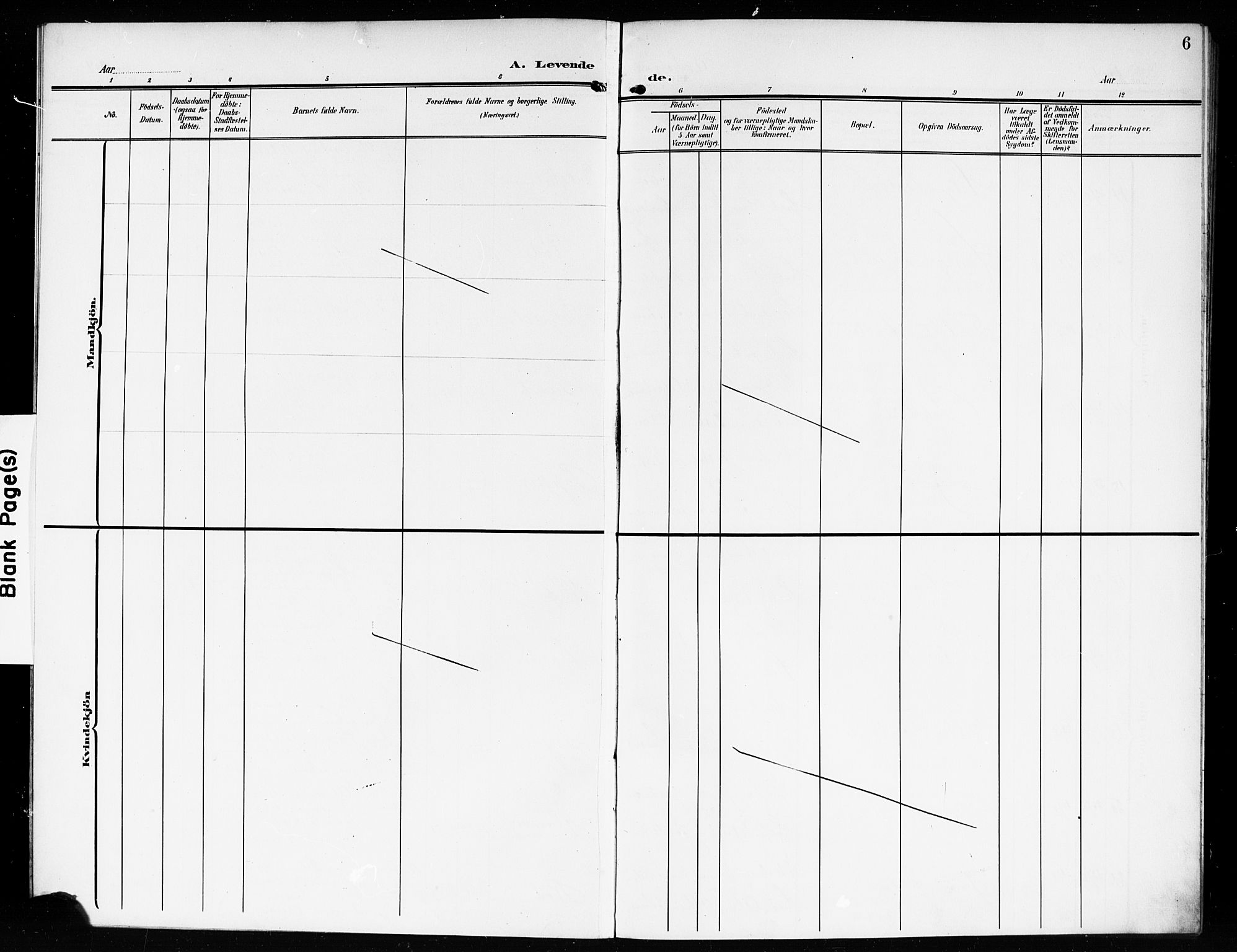 Hvaler prestekontor Kirkebøker, SAO/A-2001/G/Gb/L0003: Parish register (copy) no. II 3, 1904-1917, p. 6