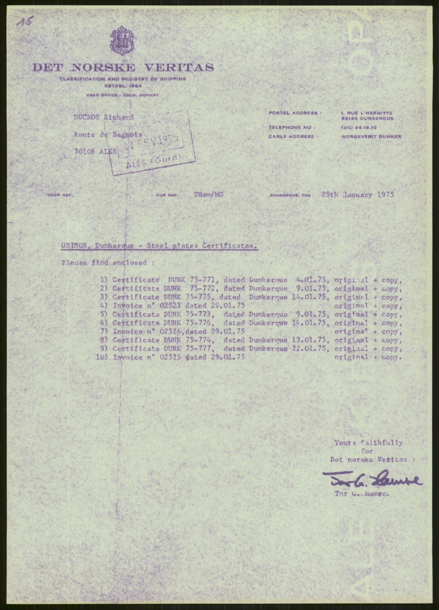 Justisdepartementet, Granskningskommisjonen ved Alexander Kielland-ulykken 27.3.1980, AV/RA-S-1165/D/L0024: A Alexander L. Kielland (A1-A2, A7-A9, A14, A22, A16 av 31)/ E CFEM (E1, E3-E6 av 27)/ F Richard Ducros (Doku.liste + F1-F6 av 8)/ H Sjøfartsdirektoratet/Skipskontrollen (H12, H14-H16, H44, H49, H51 av 52), 1980-1981, p. 366