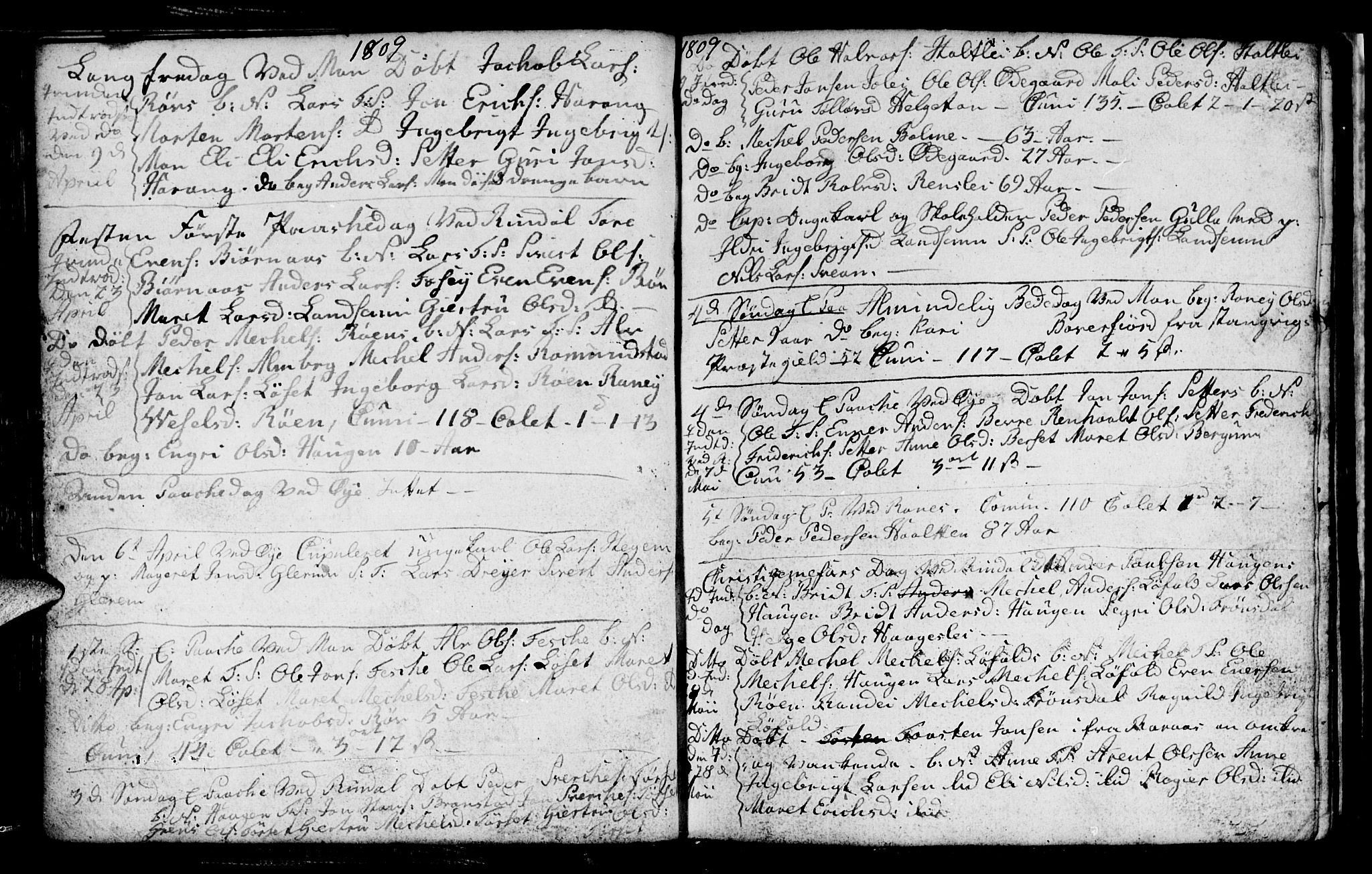 Ministerialprotokoller, klokkerbøker og fødselsregistre - Møre og Romsdal, SAT/A-1454/595/L1049: Parish register (copy) no. 595C01, 1805-1819, p. 40