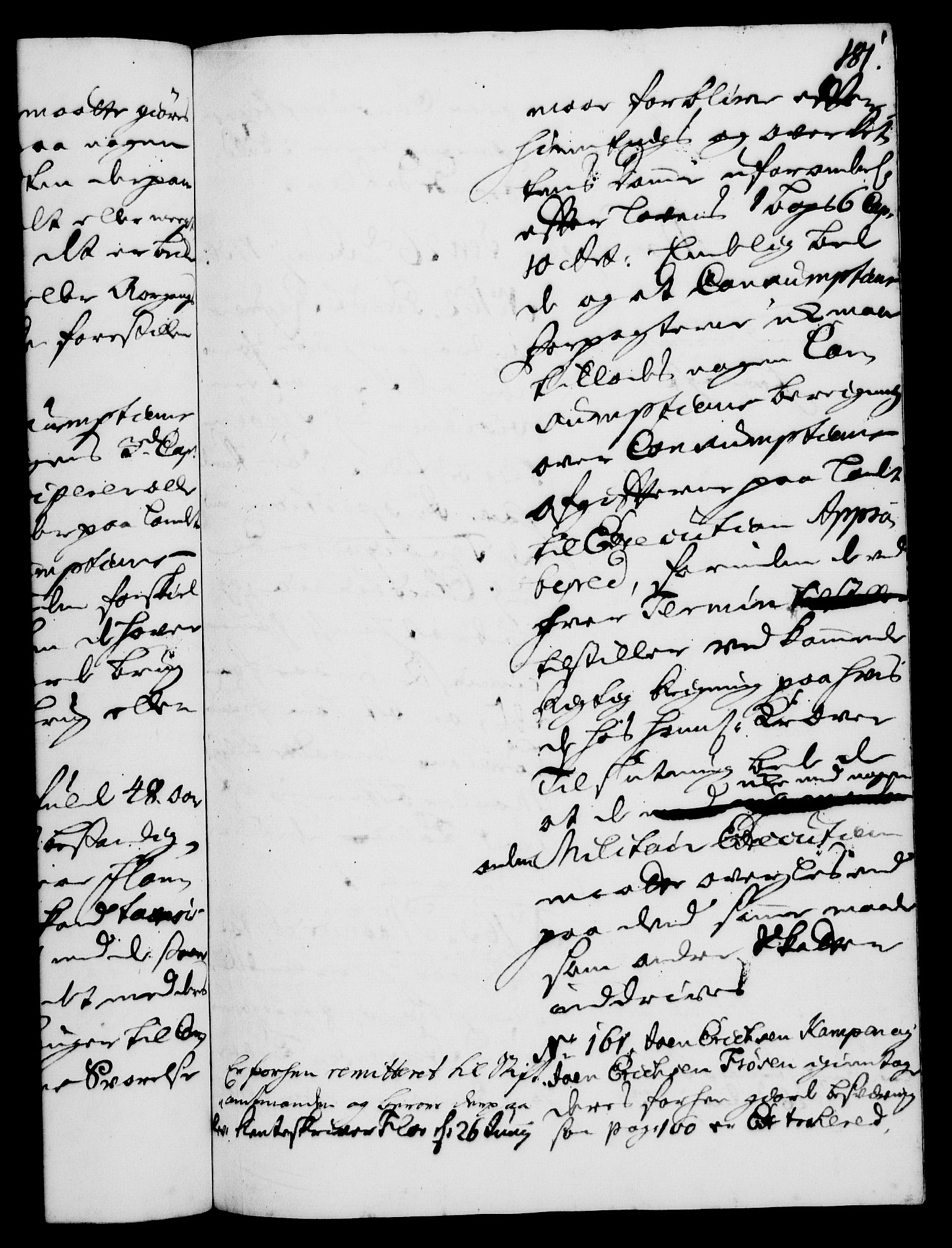 Rentekammeret, Kammerkanselliet, AV/RA-EA-3111/G/Gh/Gha/L0012: Norsk ekstraktmemorialprotokoll (merket RK 53.57), 1730, p. 181