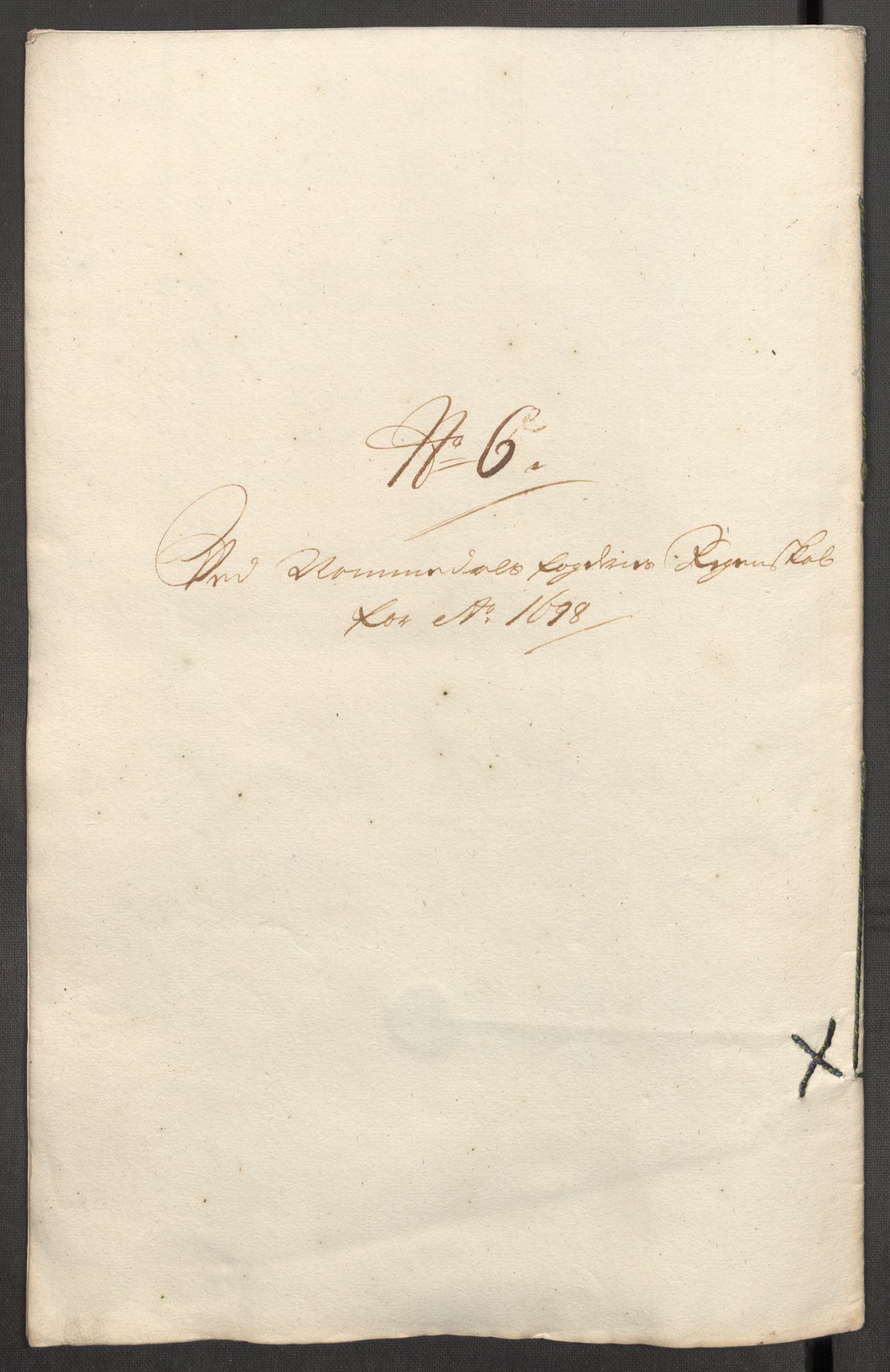 Rentekammeret inntil 1814, Reviderte regnskaper, Fogderegnskap, AV/RA-EA-4092/R64/L4425: Fogderegnskap Namdal, 1696-1698, p. 464