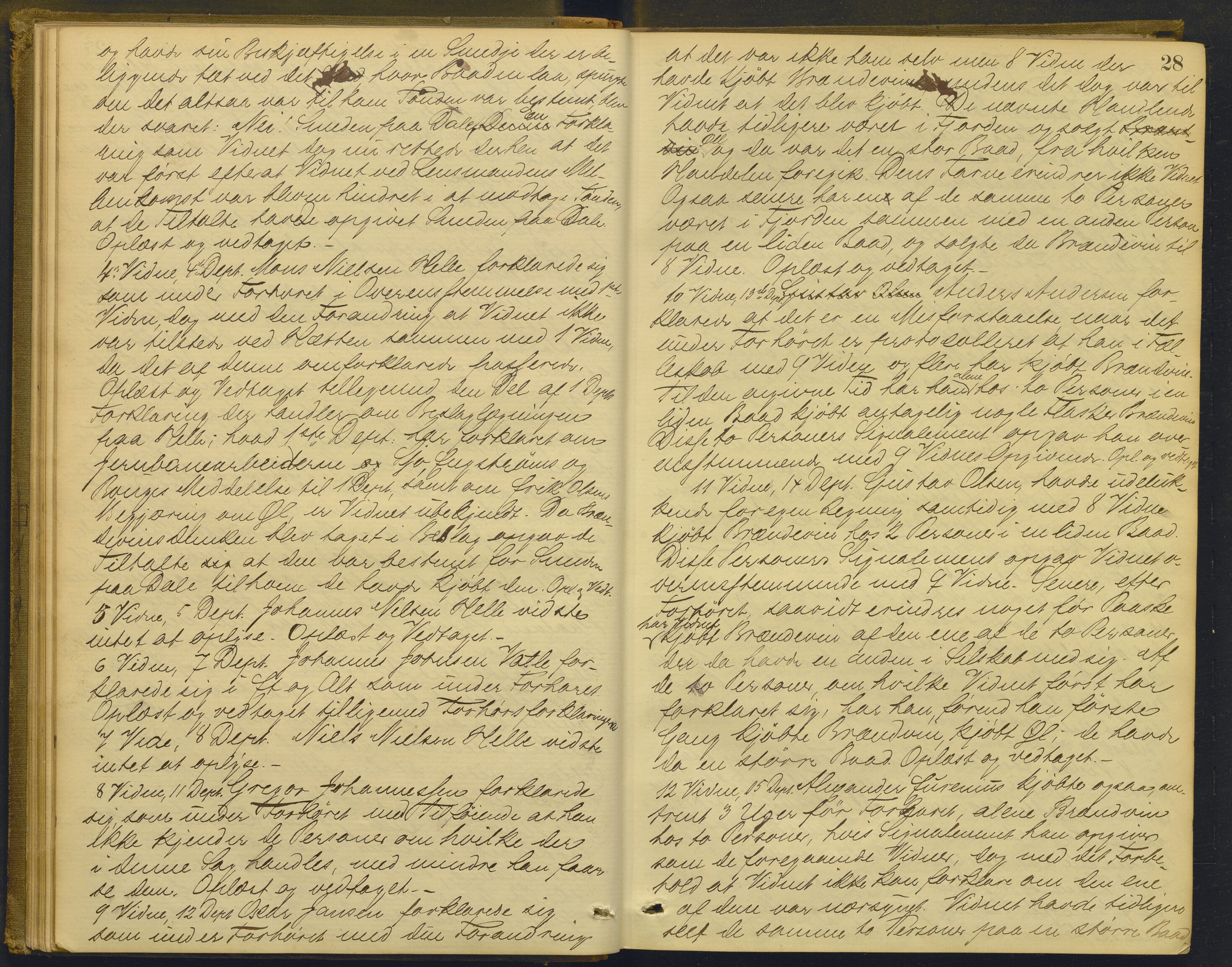 Nordhordland sorenskrivar, AV/SAB-A-2901/1/F/Fd/Fdd/L0004: Ekstrarettsprotokollar, forhøyr, 1880-1884, p. 27b-28a