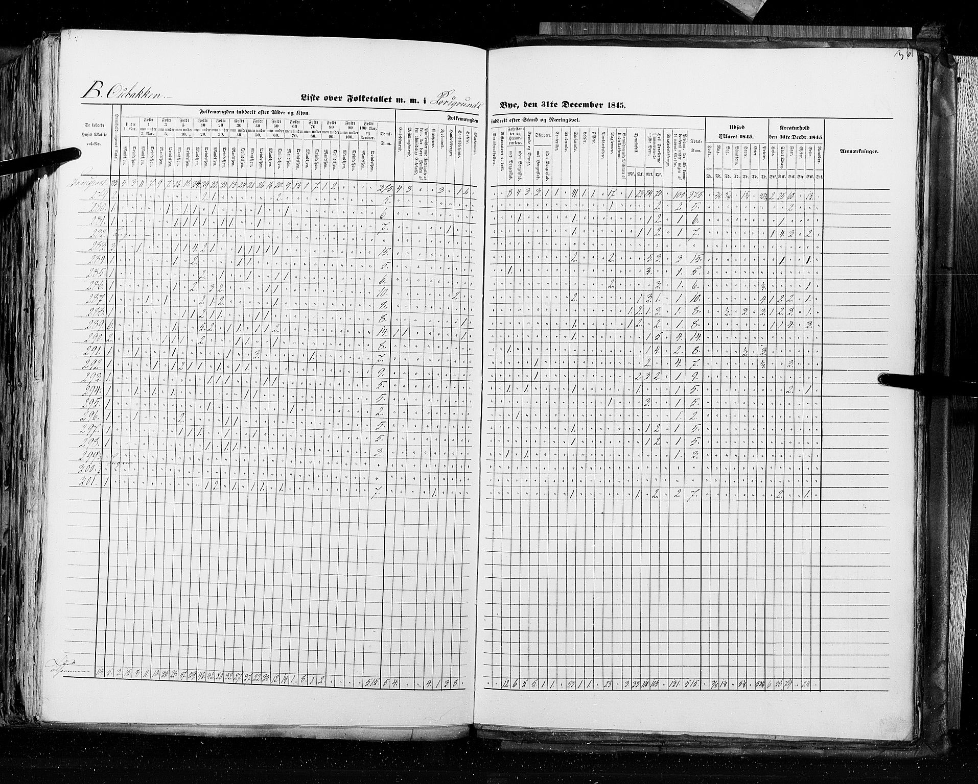 RA, Census 1845, vol. 10: Cities, 1845, p. 361