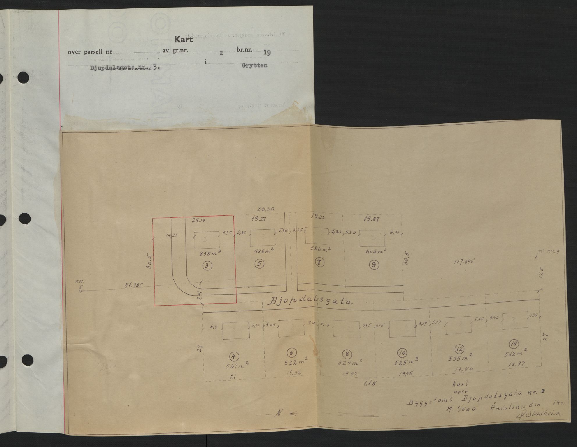 Romsdal sorenskriveri, AV/SAT-A-4149/1/2/2C: Mortgage book no. A11, 1941-1942, Diary no: : 1832/1941