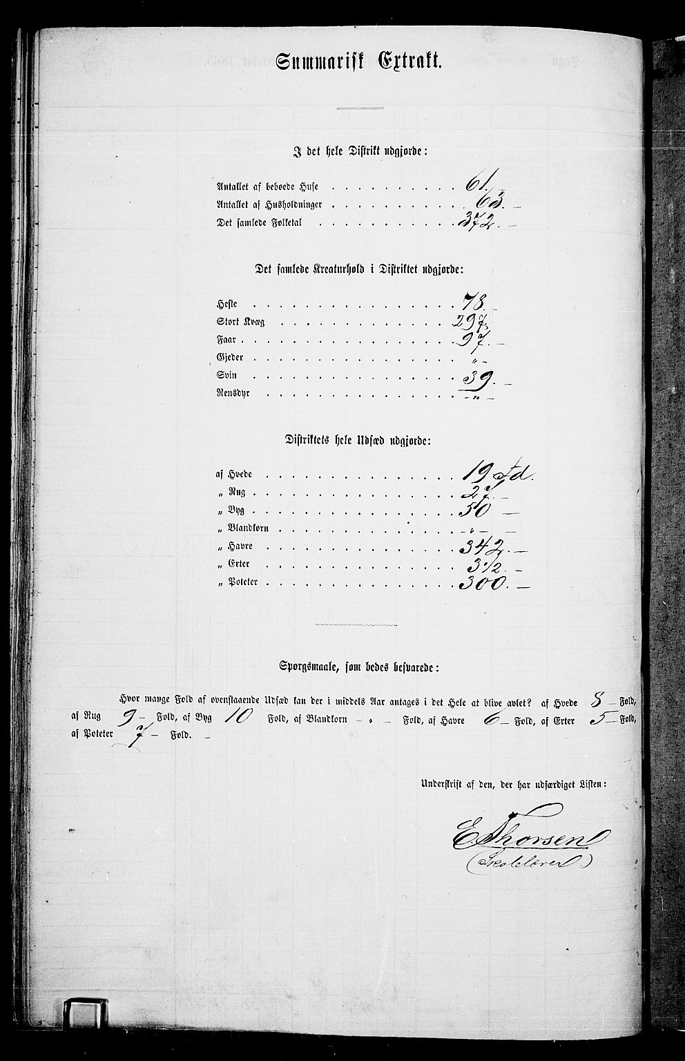 RA, 1865 census for Ås, 1865, p. 76