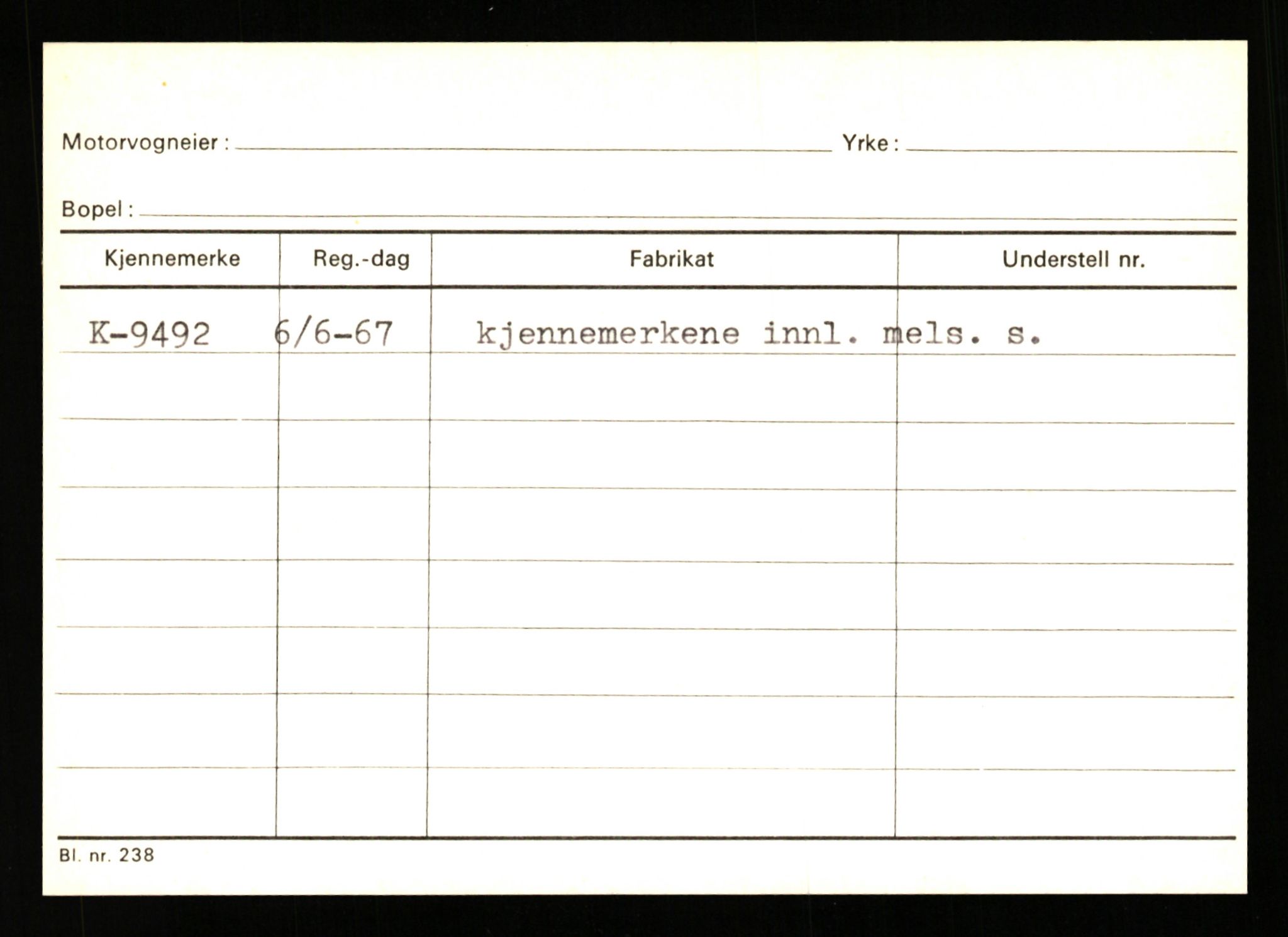 Stavanger trafikkstasjon, SAST/A-101942/0/G/L0002: Registreringsnummer: 5791 - 10405, 1930-1971, p. 2475