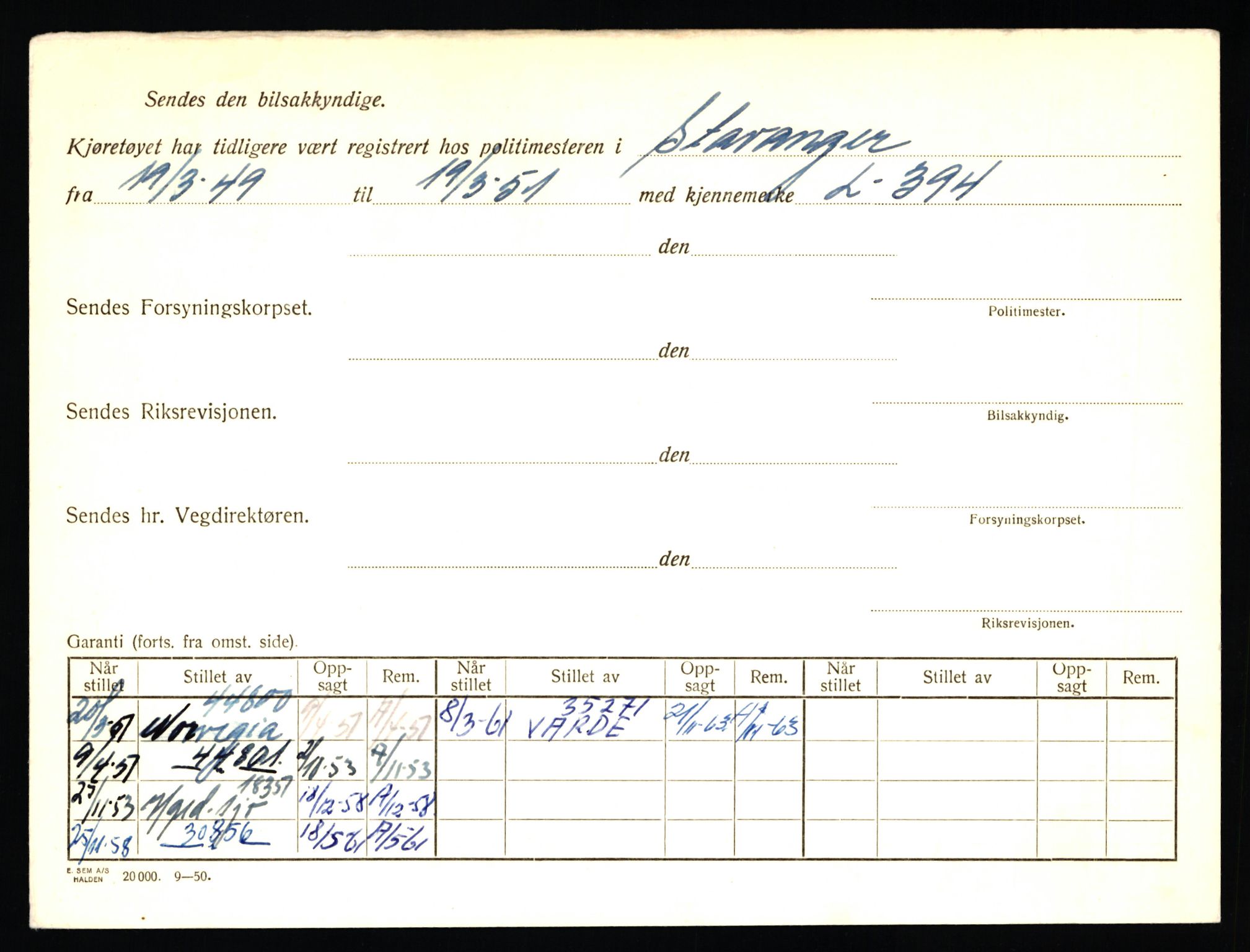 Stavanger trafikkstasjon, AV/SAST-A-101942/0/F/L0022: L-12000 - L-12499, 1930-1971, p. 1451