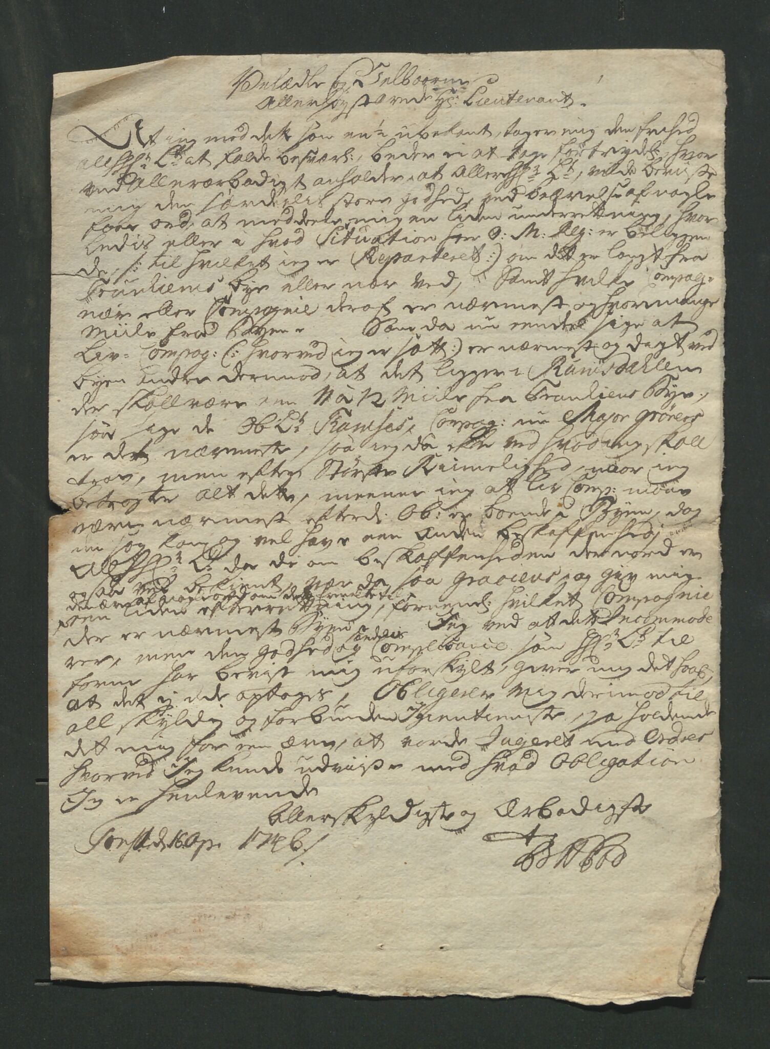 Åker i Vang, Hedmark, og familien Todderud, AV/SAH-ARK-010/J/Jc/L0001: Korrespondanse, 1706-1752, p. 153