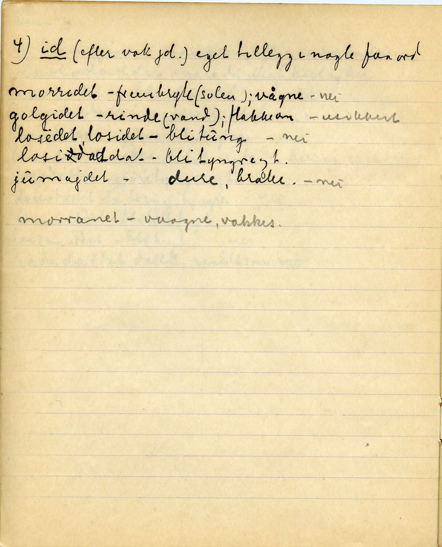 Johan Beronkas testamentariske gave, FMFB/A-1098/G/L0020: Notatbok om Nesseby–lappisk / Nesseby-dialekten (5 stykker), p. 17