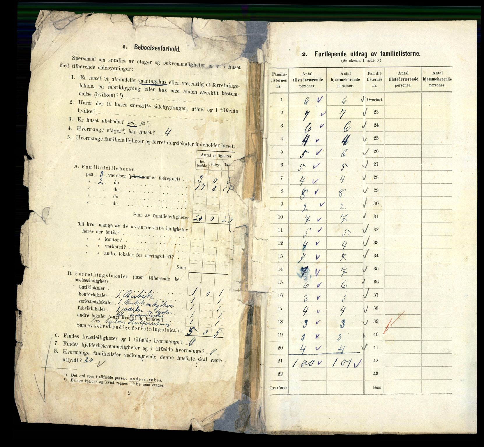 RA, 1910 census for Kristiania, 1910, p. 61262