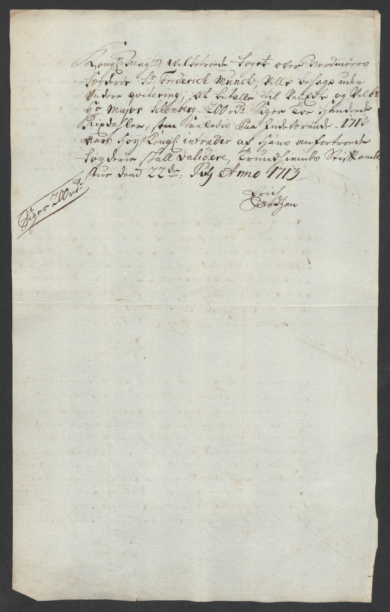 Rentekammeret inntil 1814, Reviderte regnskaper, Fogderegnskap, RA/EA-4092/R56/L3745: Fogderegnskap Nordmøre, 1711, p. 22