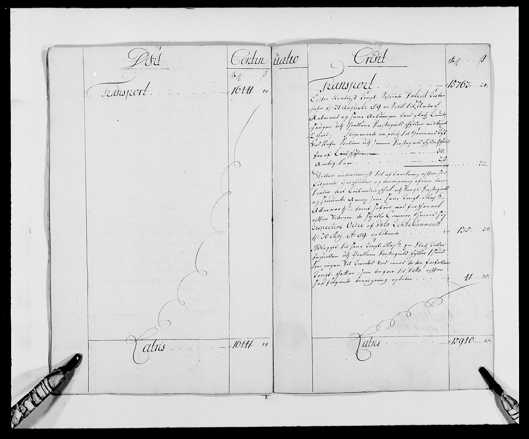 Rentekammeret inntil 1814, Reviderte regnskaper, Fogderegnskap, AV/RA-EA-4092/R18/L1288: Fogderegnskap Hadeland, Toten og Valdres, 1689, p. 10