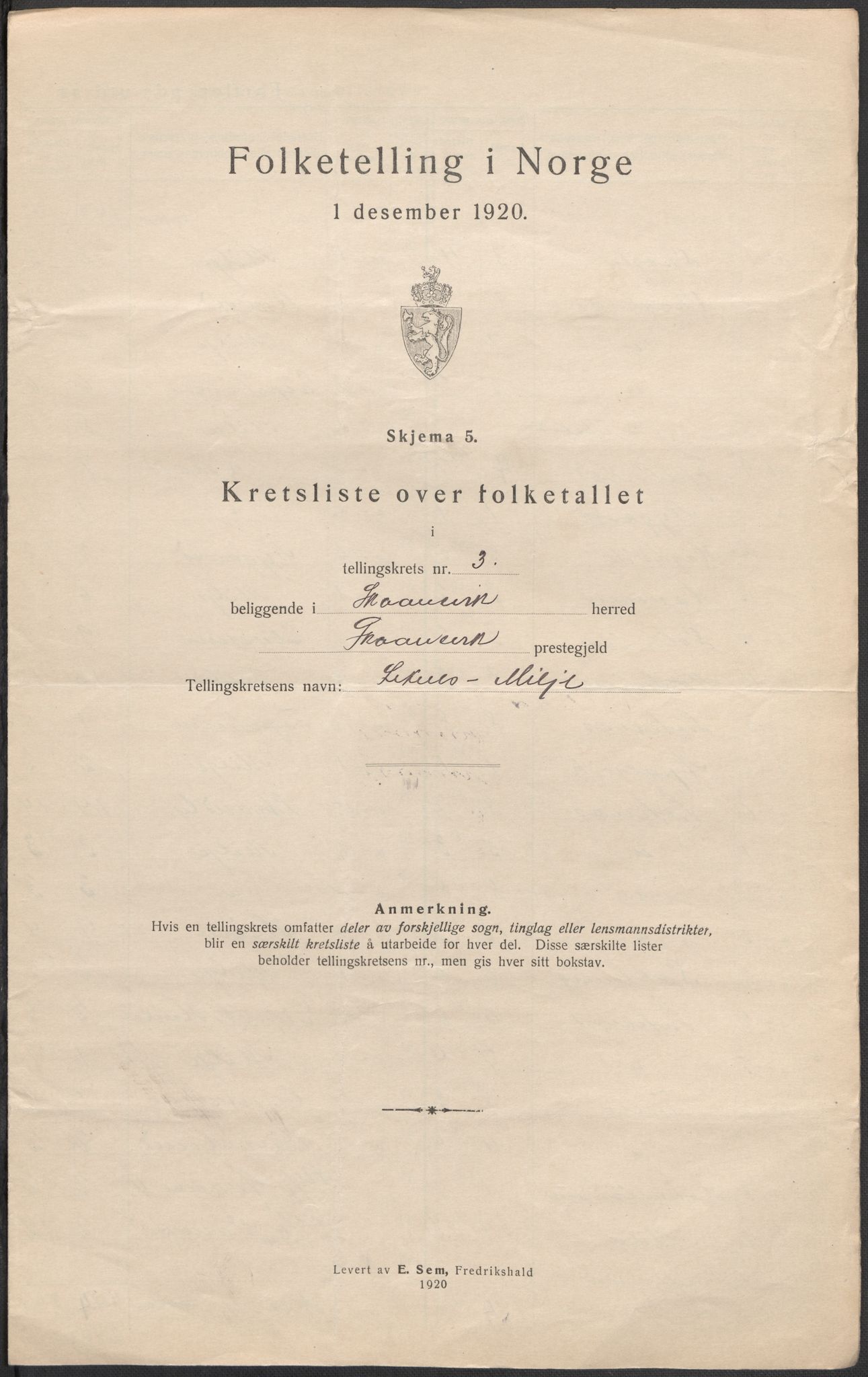 SAB, 1920 census for Skånevik, 1920, p. 12