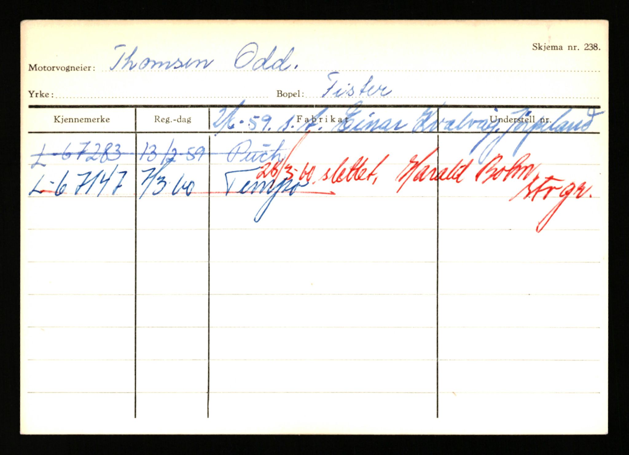 Stavanger trafikkstasjon, AV/SAST-A-101942/0/H/L0038: Sørbø - Tjeltveit, 1930-1971, p. 2249