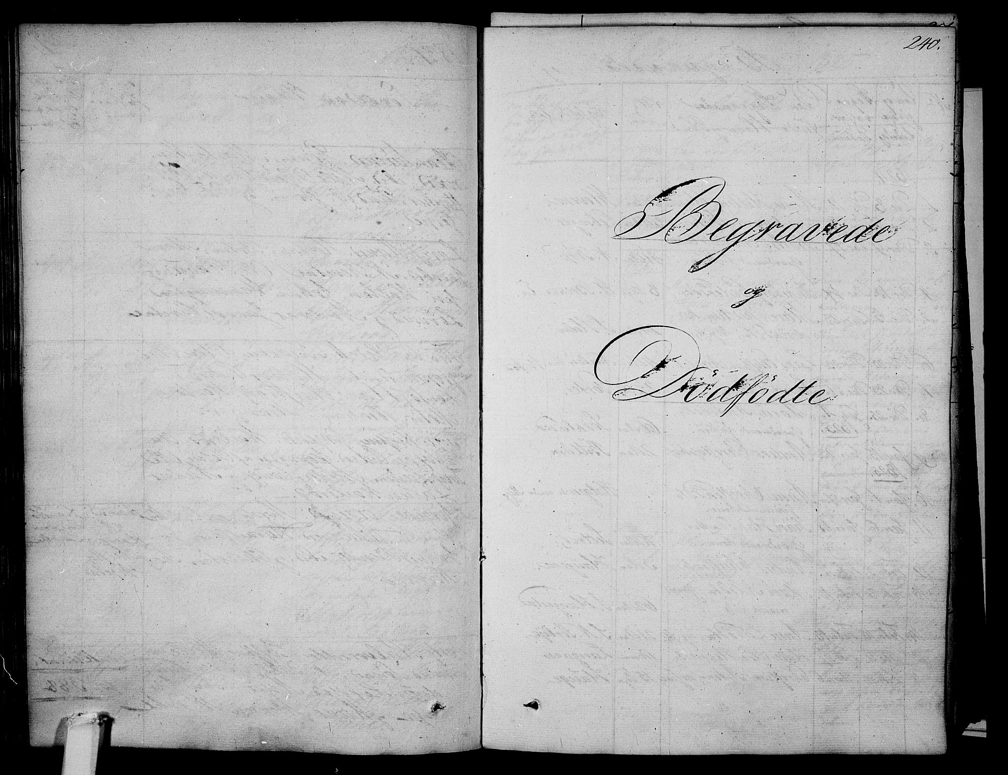 Våle kirkebøker, AV/SAKO-A-334/F/Fa/L0008: Parish register (official) no. I 8, 1824-1844, p. 240