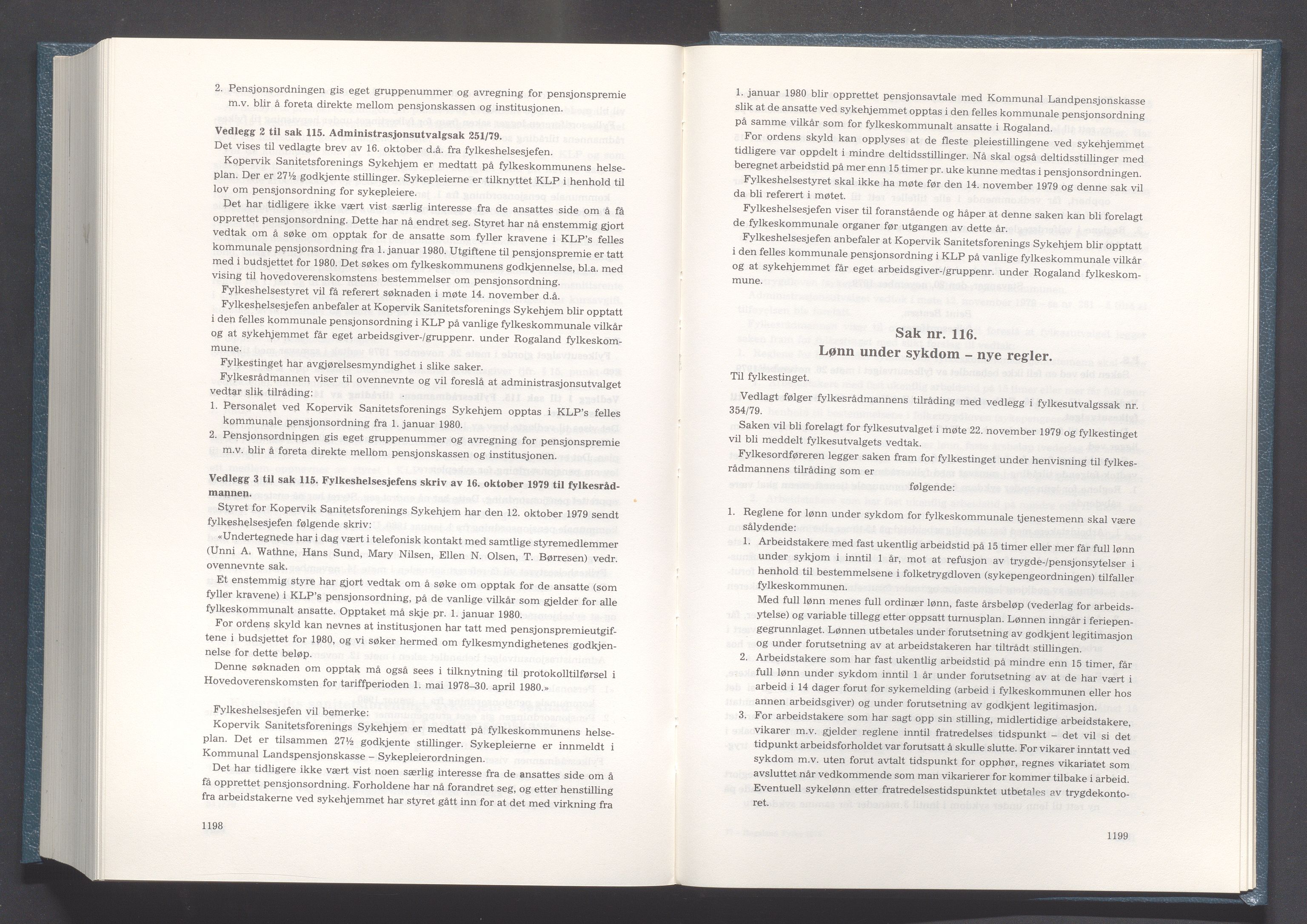 Rogaland fylkeskommune - Fylkesrådmannen , IKAR/A-900/A/Aa/Aaa/L0099: Møtebok , 1979, p. 1198-1199