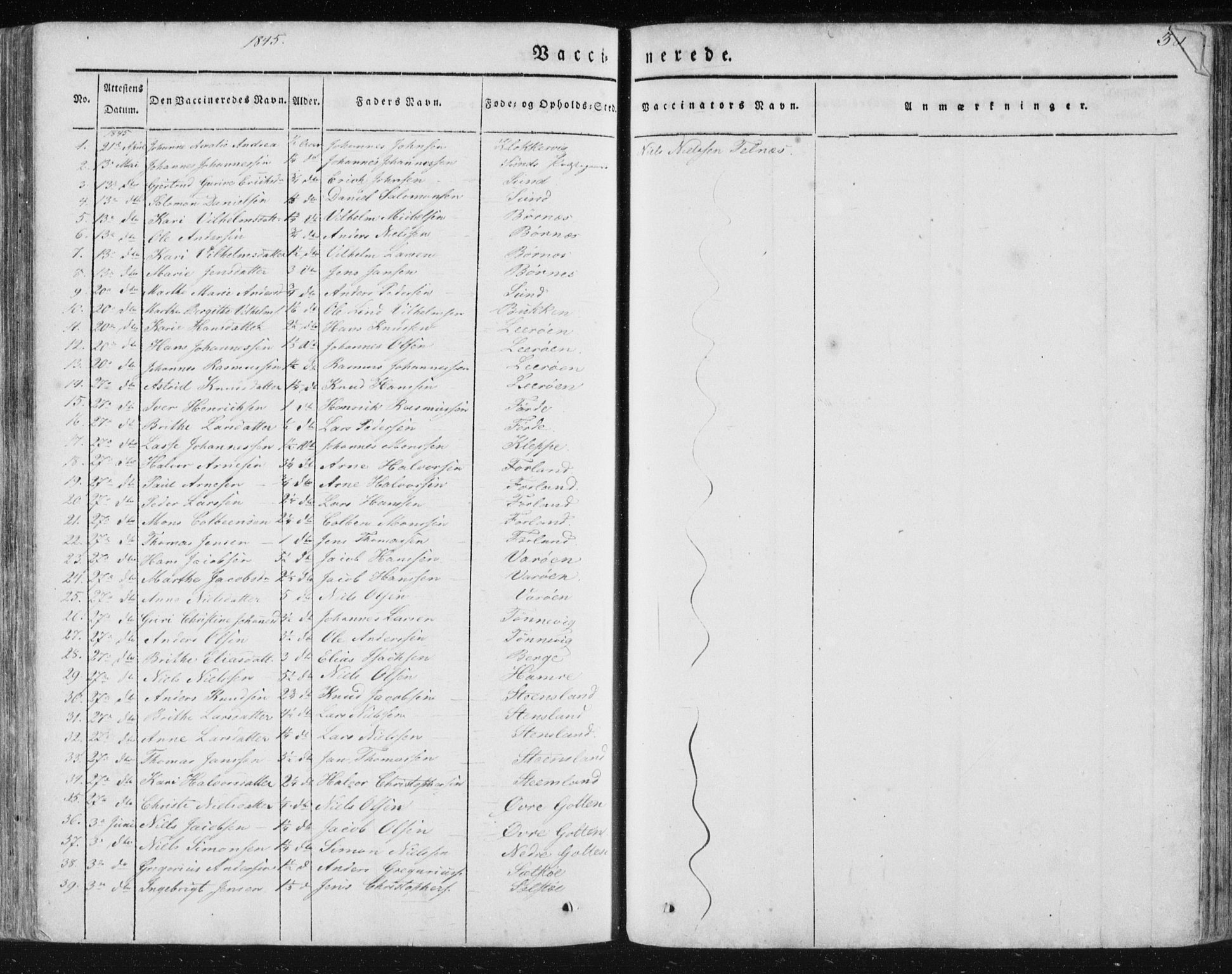 Sund sokneprestembete, AV/SAB-A-99930: Parish register (official) no. A 13, 1835-1849, p. 381