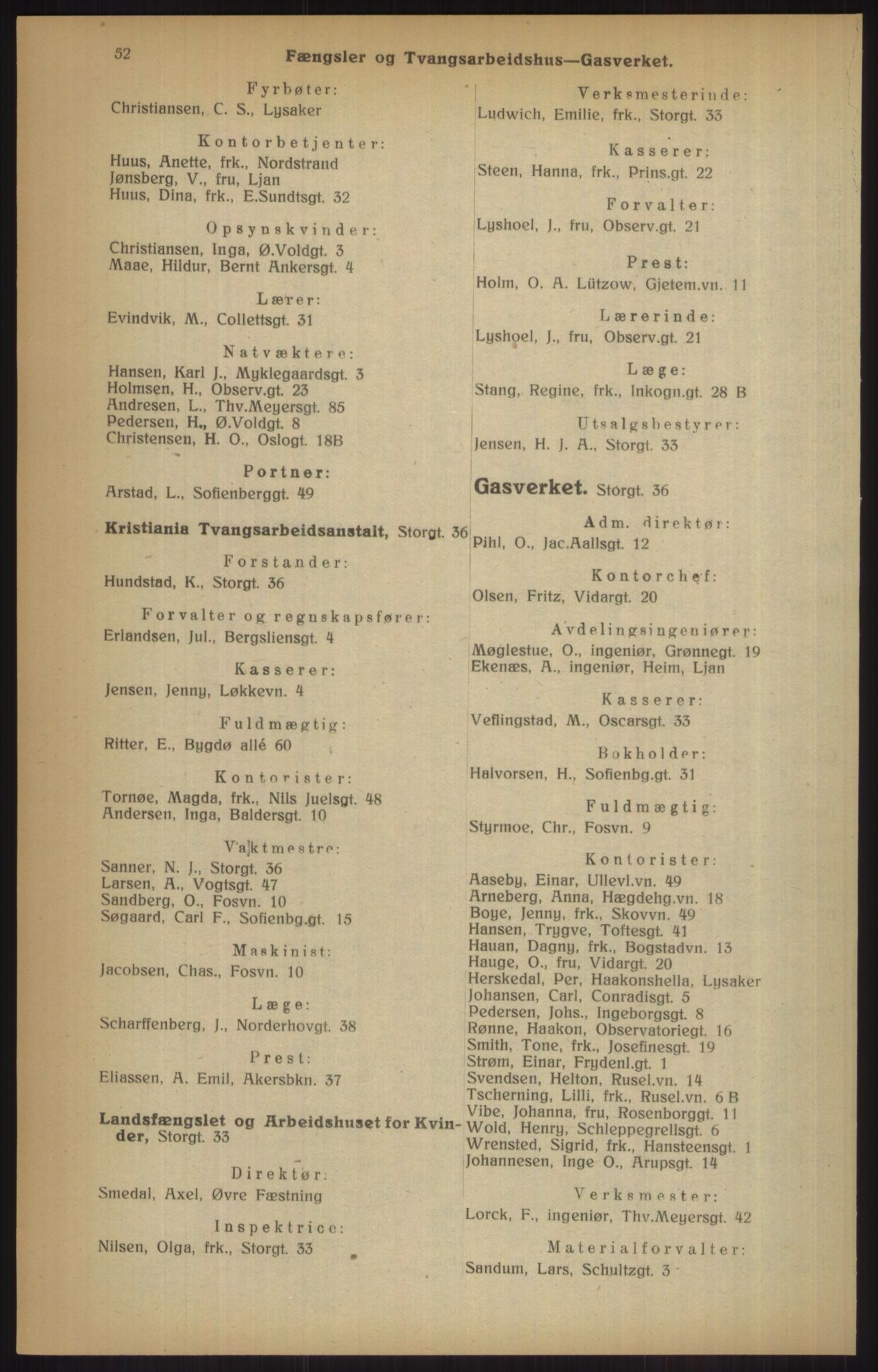Kristiania/Oslo adressebok, PUBL/-, 1915, p. 52