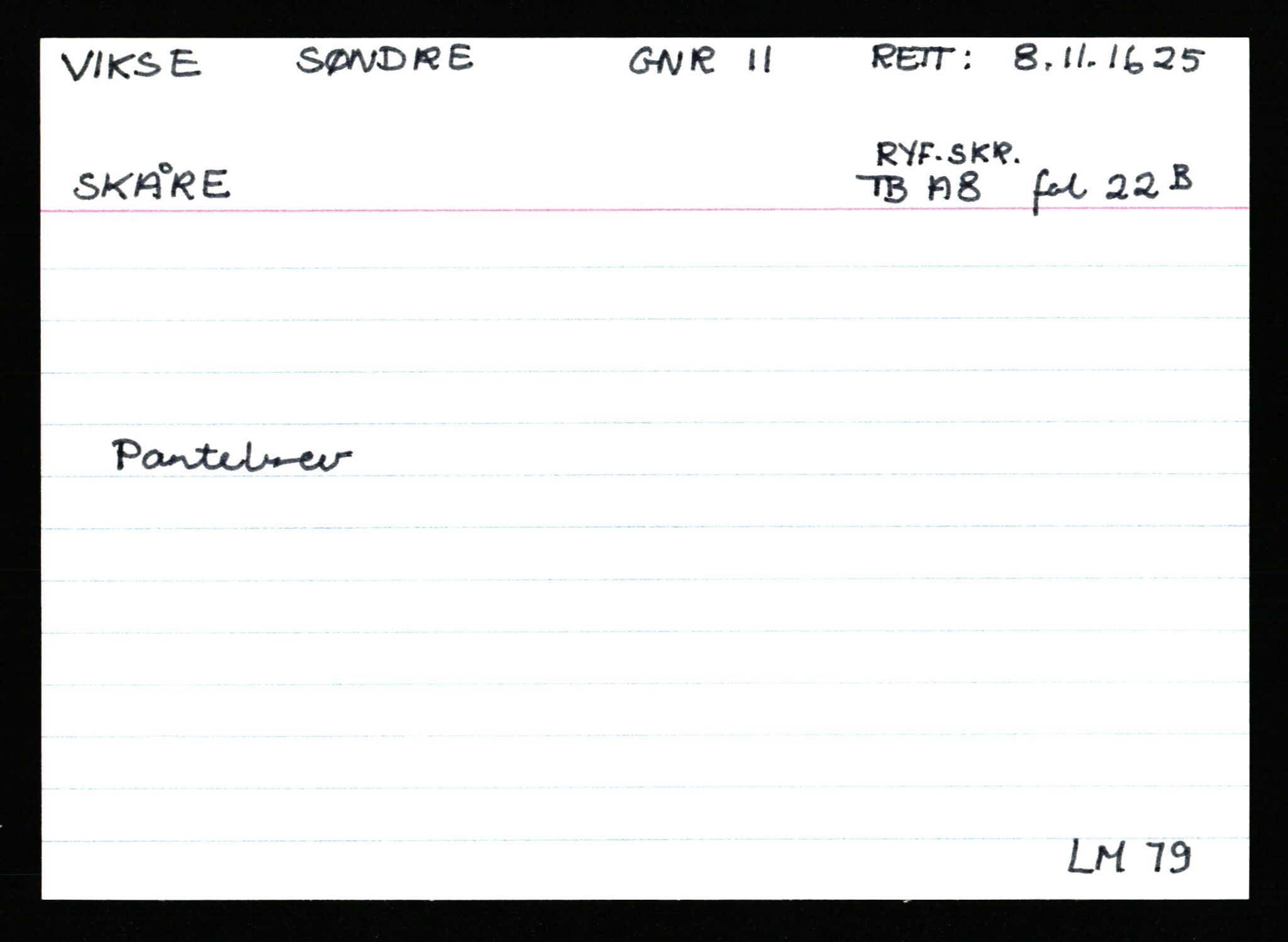 Statsarkivet i Stavanger, AV/SAST-A-101971/03/Y/Ym/L0067: Åstedskort sortert etter gårdsnavn: Vik - Vold, 1600-1950, p. 221
