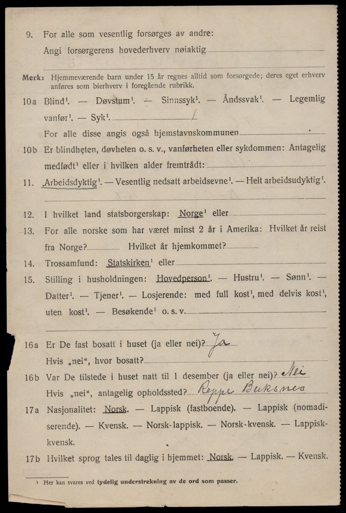 SAT, 1920 census for Hol, 1920, p. 2380