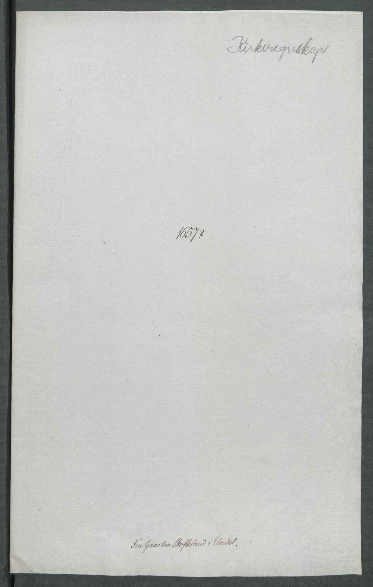 Riksarkivets diplomsamling, RA/EA-5965/F02/L0167: Dokumenter, 1657, p. 175