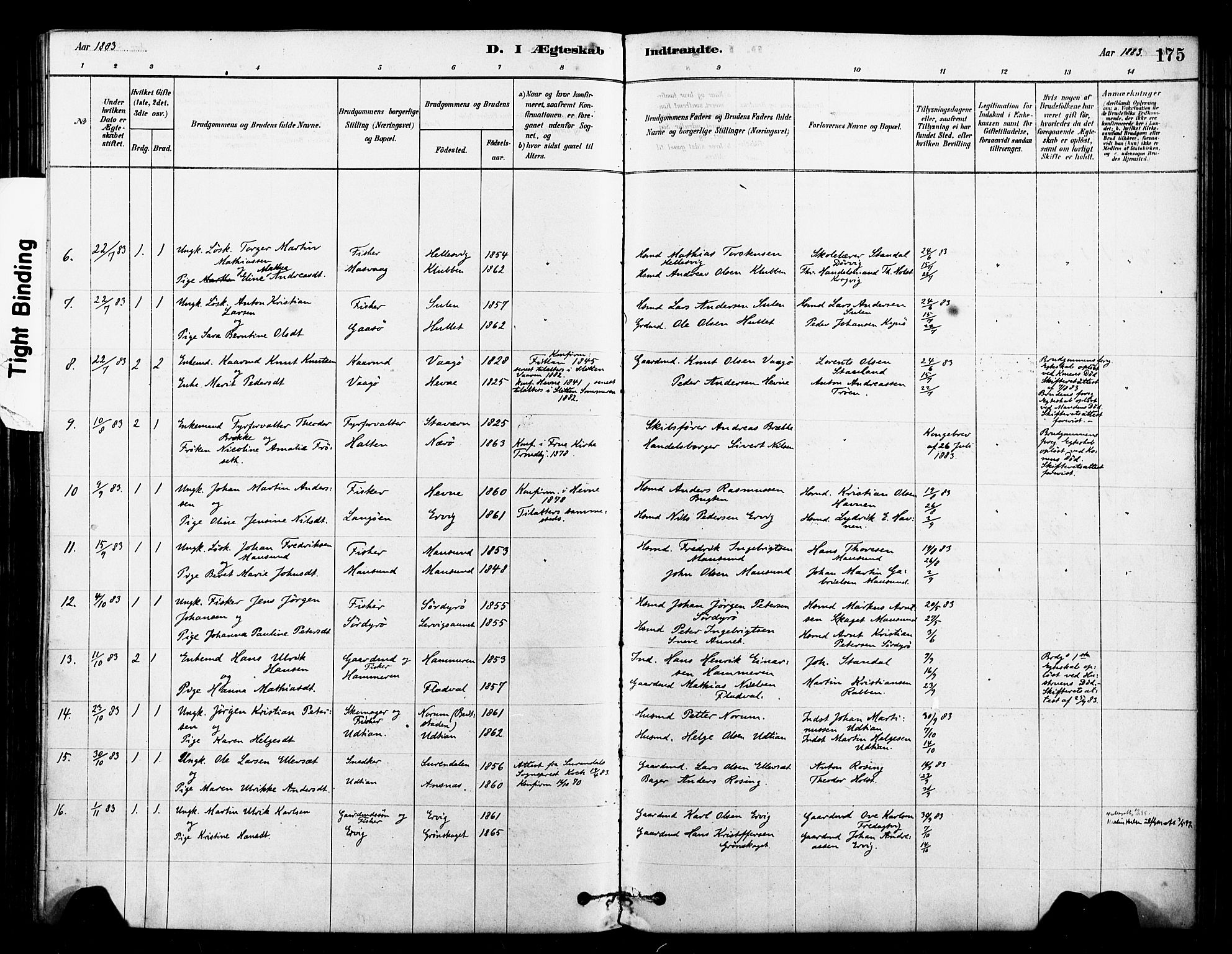 Ministerialprotokoller, klokkerbøker og fødselsregistre - Sør-Trøndelag, SAT/A-1456/640/L0578: Parish register (official) no. 640A03, 1879-1889, p. 175