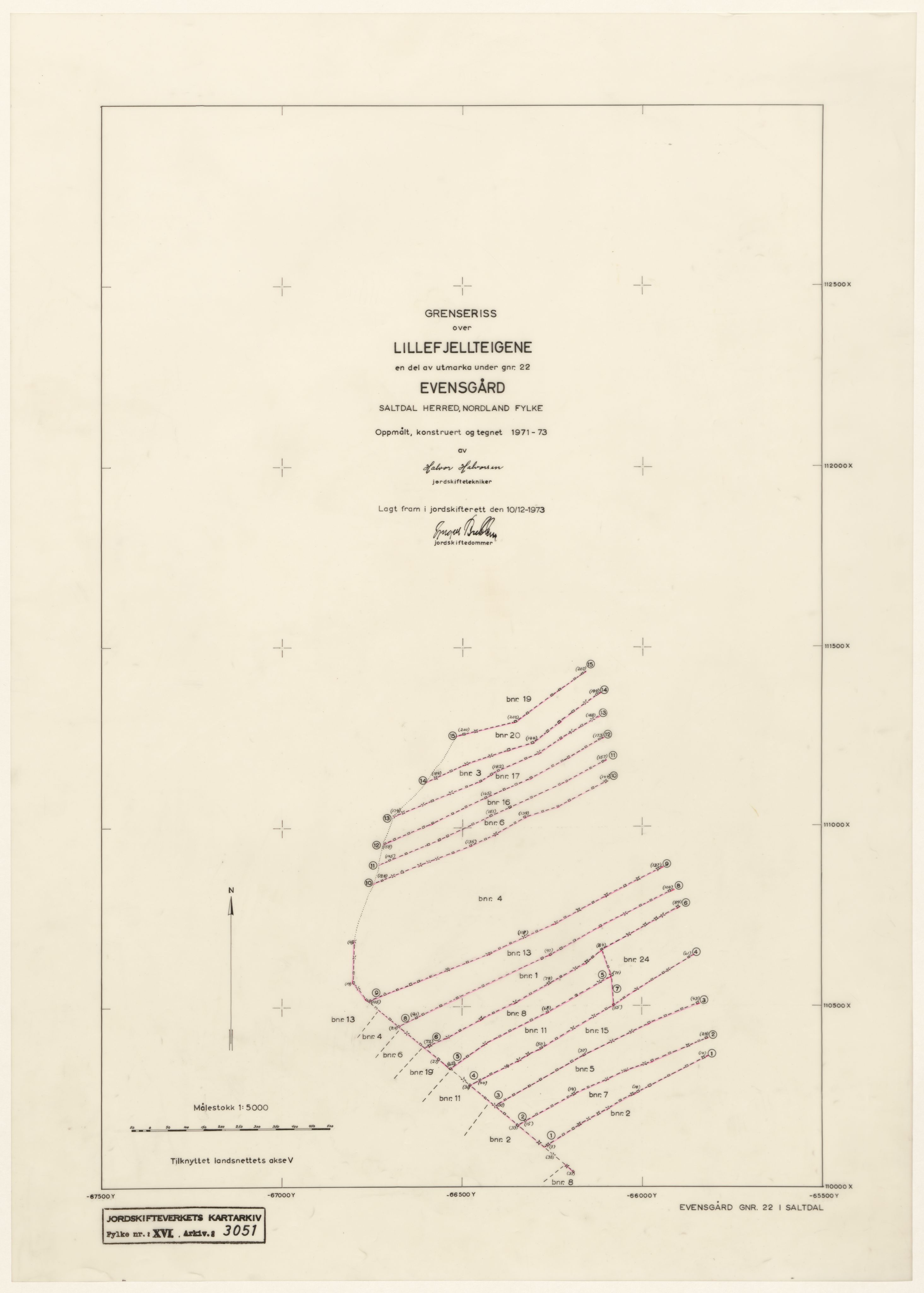 Jordskifteverkets kartarkiv, RA/S-3929/T, 1859-1988, p. 3991