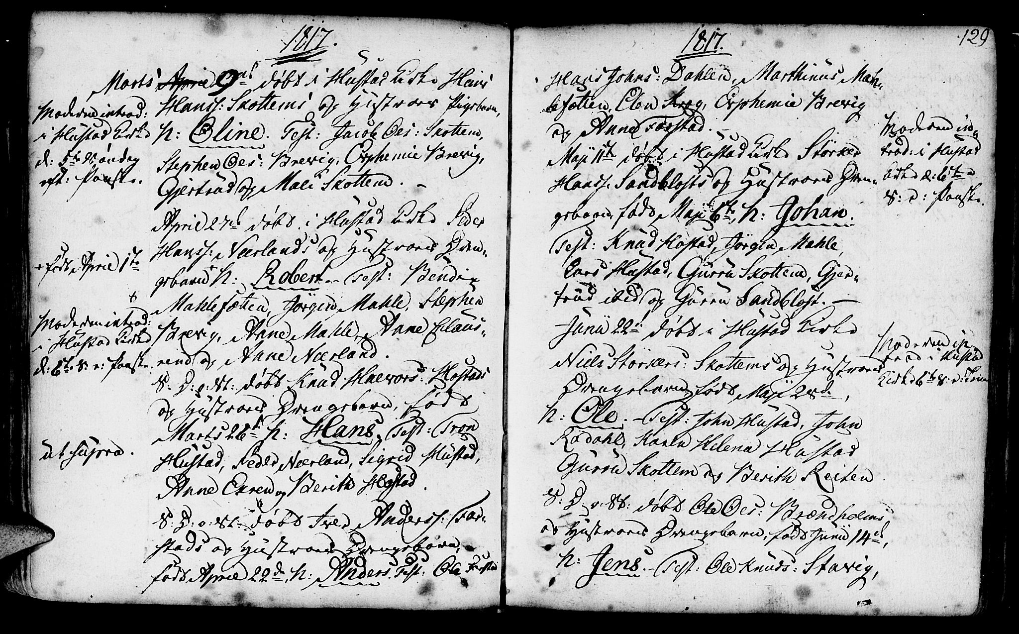 Ministerialprotokoller, klokkerbøker og fødselsregistre - Møre og Romsdal, AV/SAT-A-1454/566/L0761: Parish register (official) no. 566A02 /1, 1767-1817, p. 129