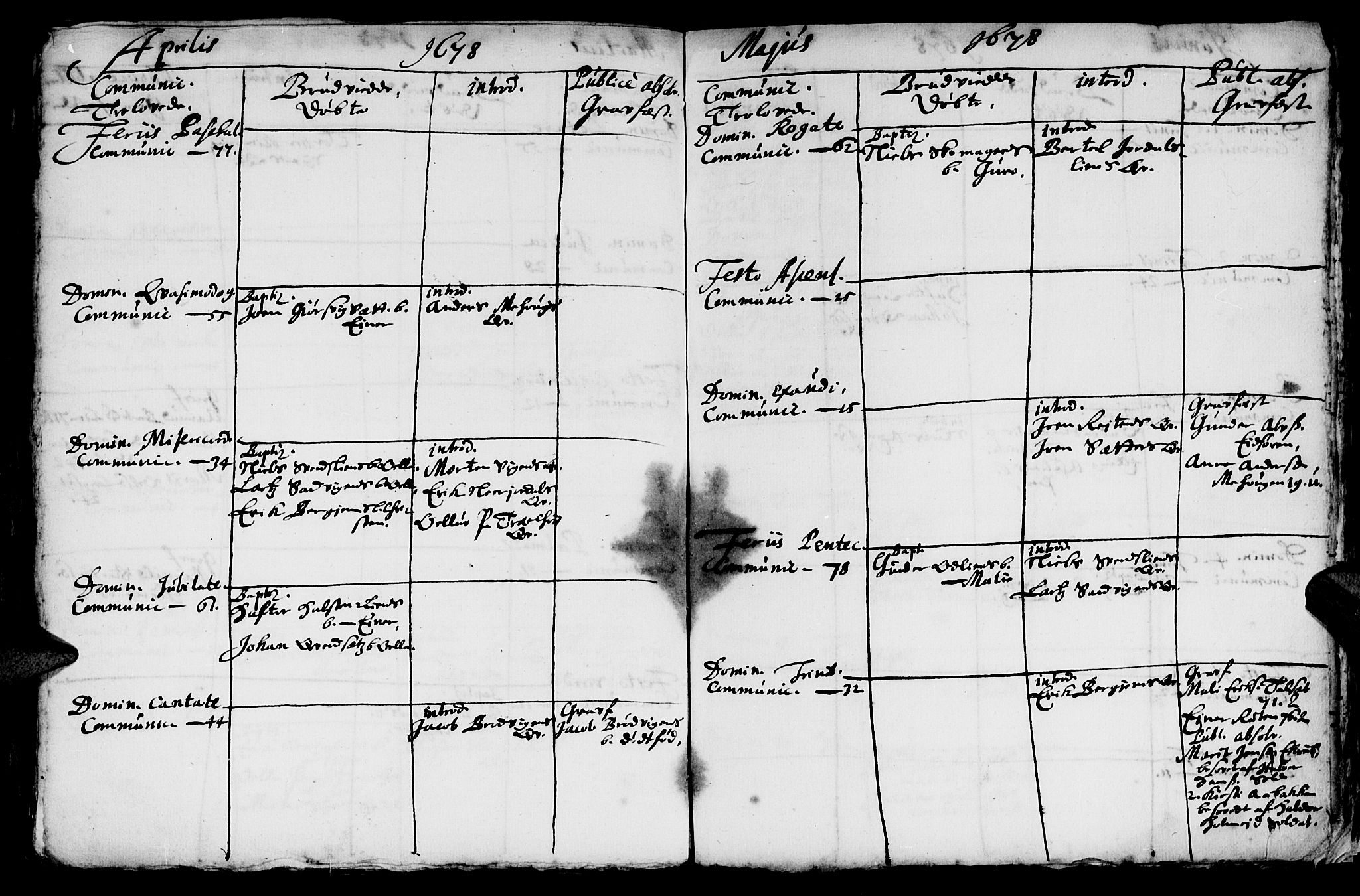 Ministerialprotokoller, klokkerbøker og fødselsregistre - Møre og Romsdal, AV/SAT-A-1454/586/L0975: Parish register (official) no. 586A01, 1645-1681