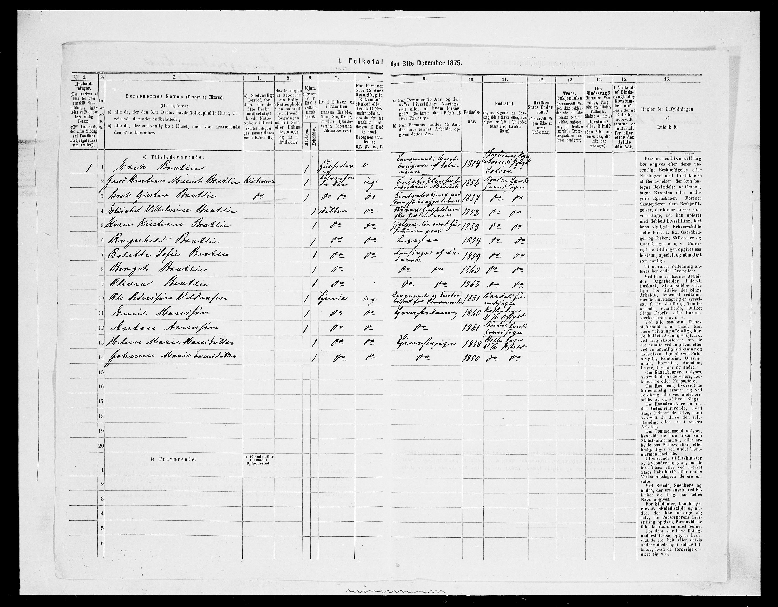 SAH, 1875 census for 0529P Vestre Toten, 1875, p. 2338