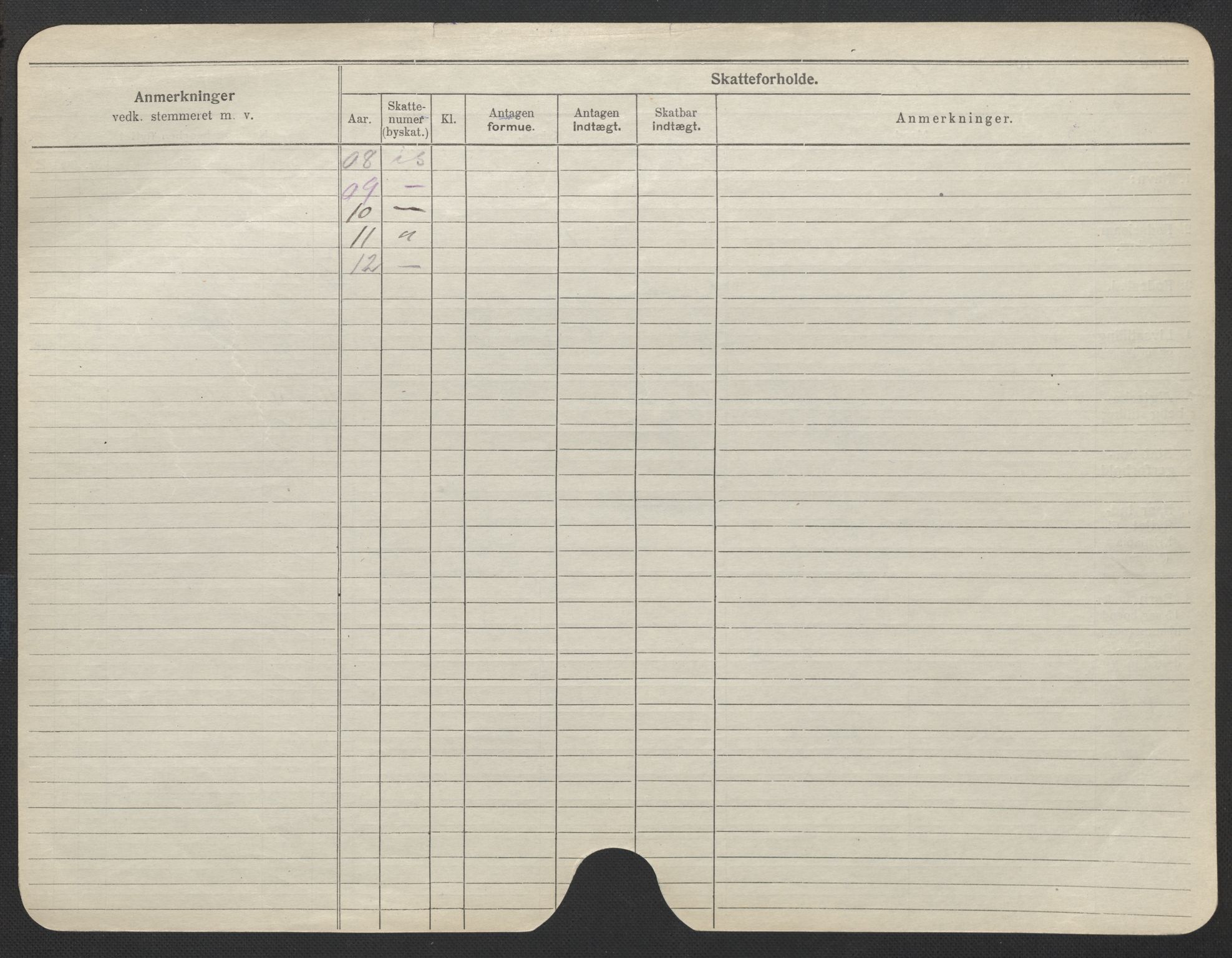 Oslo folkeregister, Registerkort, AV/SAO-A-11715/F/Fa/Fac/L0022: Kvinner, 1906-1914, p. 202b