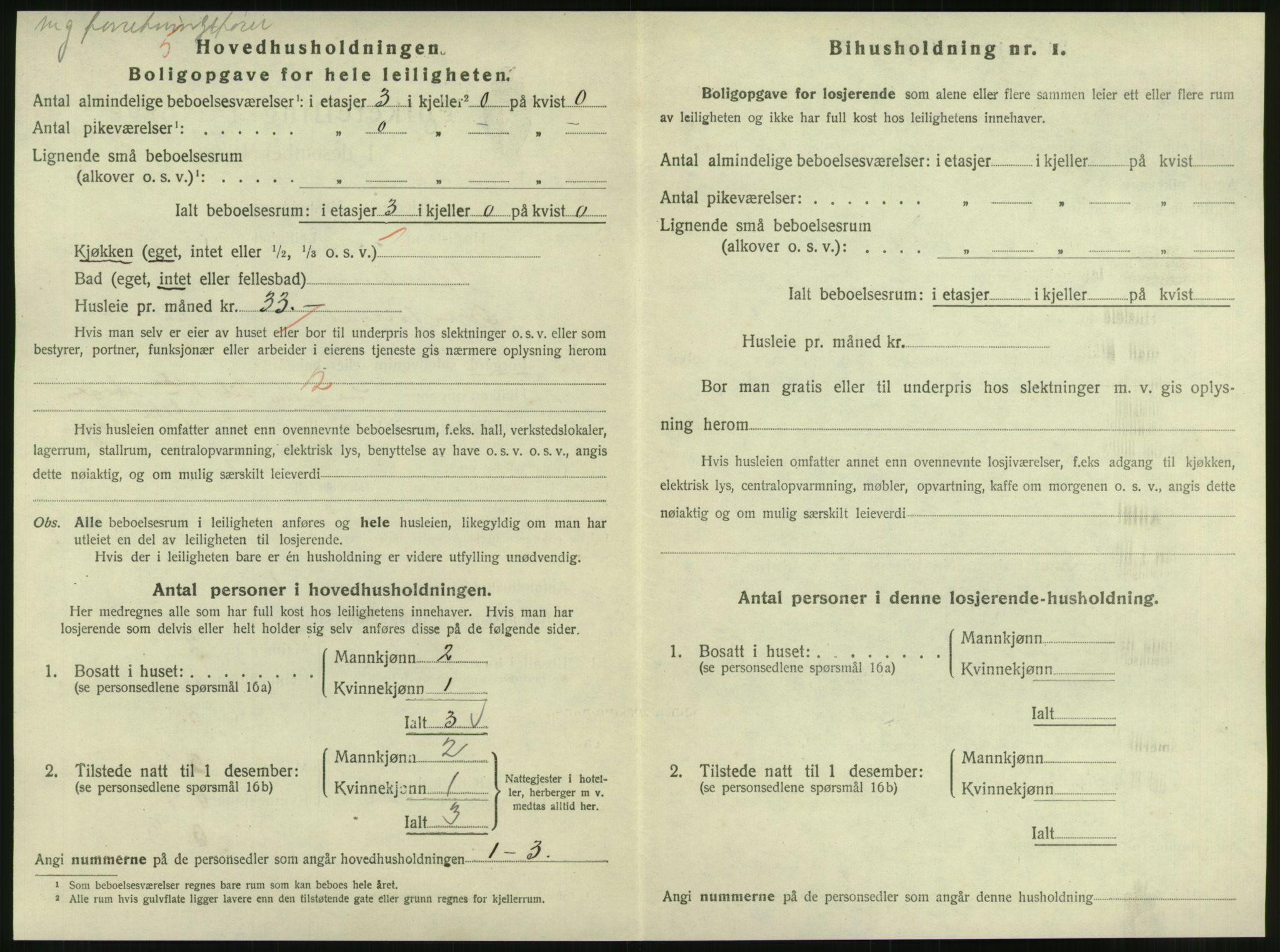 SAT, 1920 census for Steinkjer, 1920, p. 1353