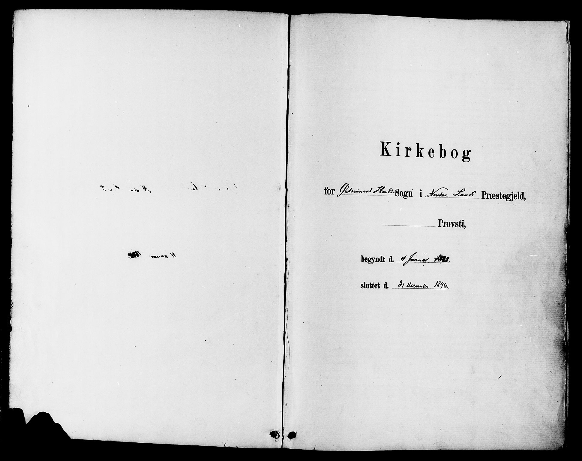 Nordre Land prestekontor, AV/SAH-PREST-124/H/Ha/Haa/L0003: Parish register (official) no. 3, 1882-1896