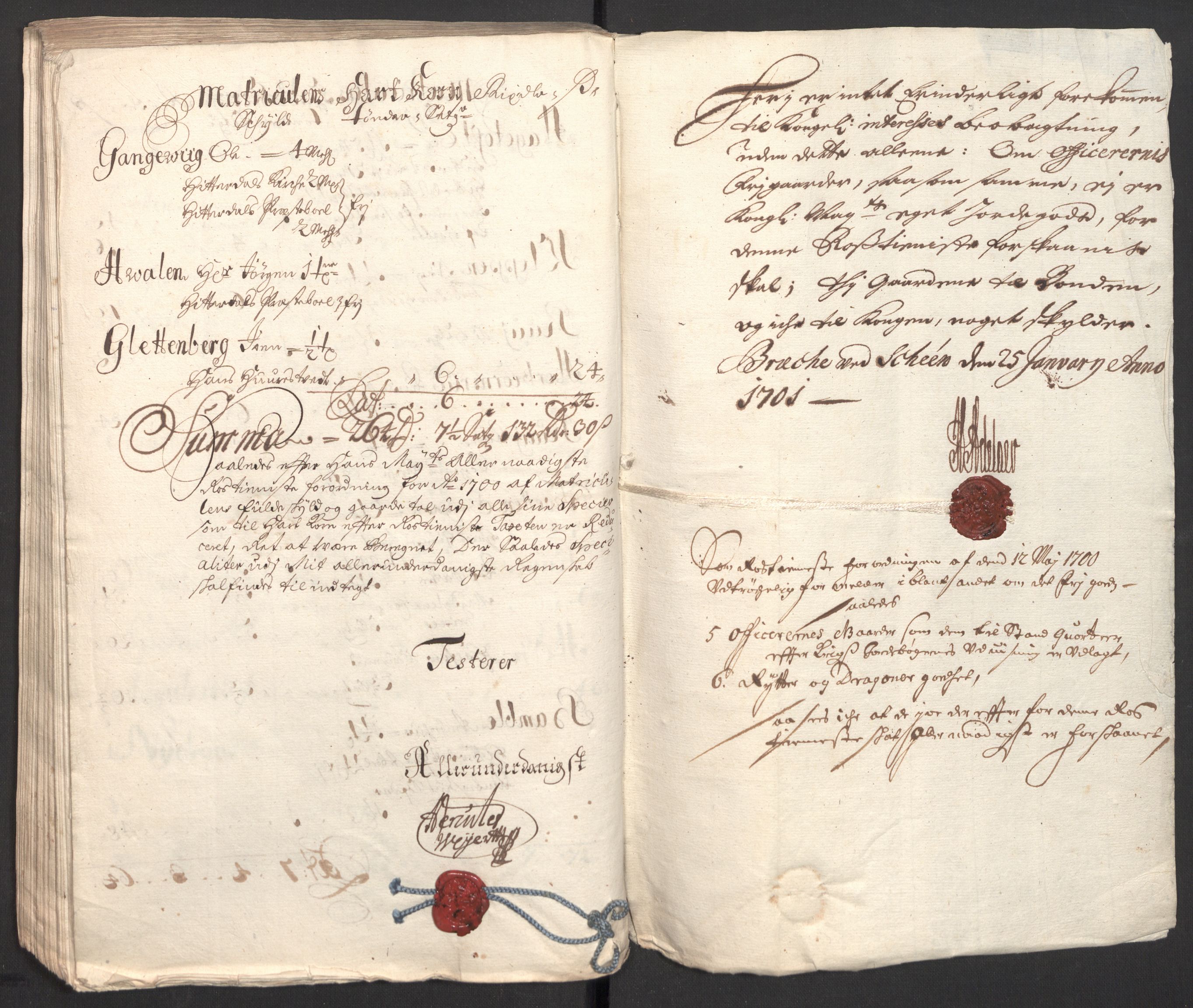 Rentekammeret inntil 1814, Reviderte regnskaper, Fogderegnskap, AV/RA-EA-4092/R36/L2104: Fogderegnskap Øvre og Nedre Telemark og Bamble, 1700, p. 173