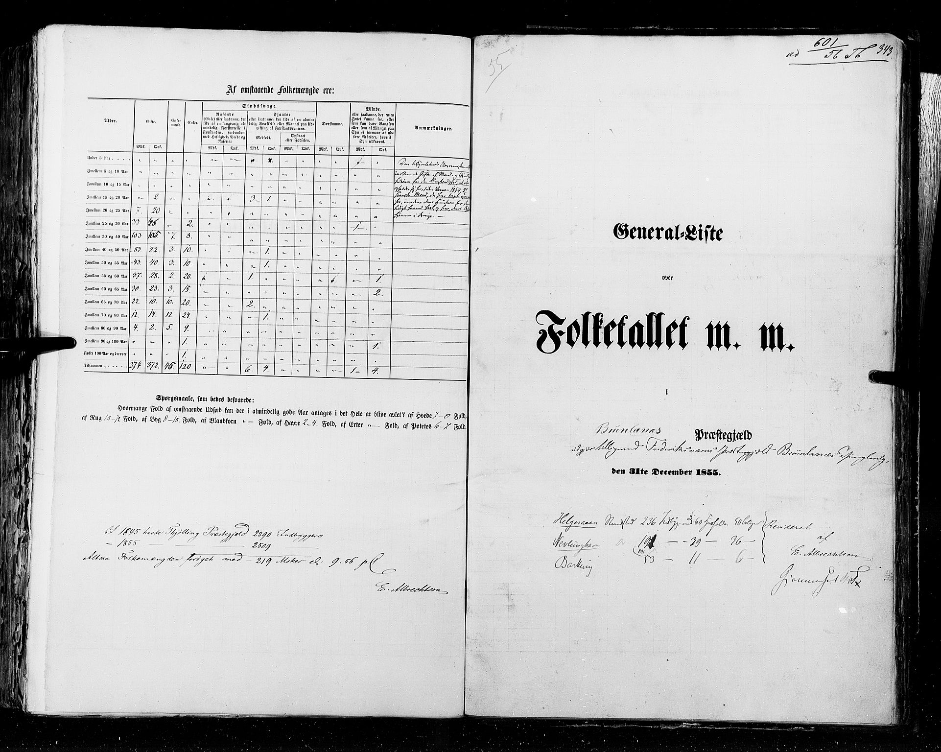 RA, Census 1855, vol. 2: Kristians amt, Buskerud amt og Jarlsberg og Larvik amt, 1855, p. 343