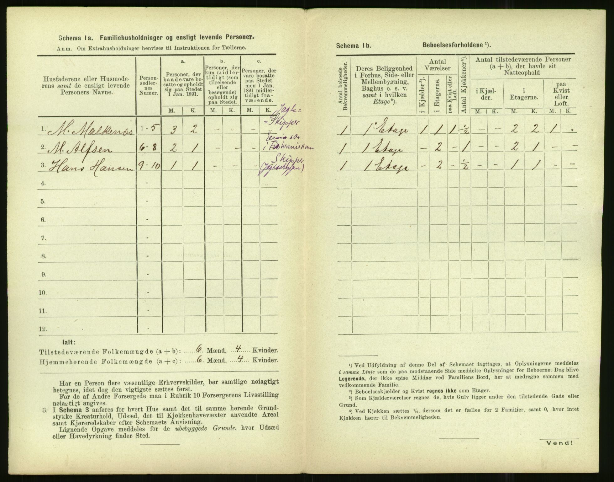 RA, 1891 census for 1401 Florø, 1891, p. 24